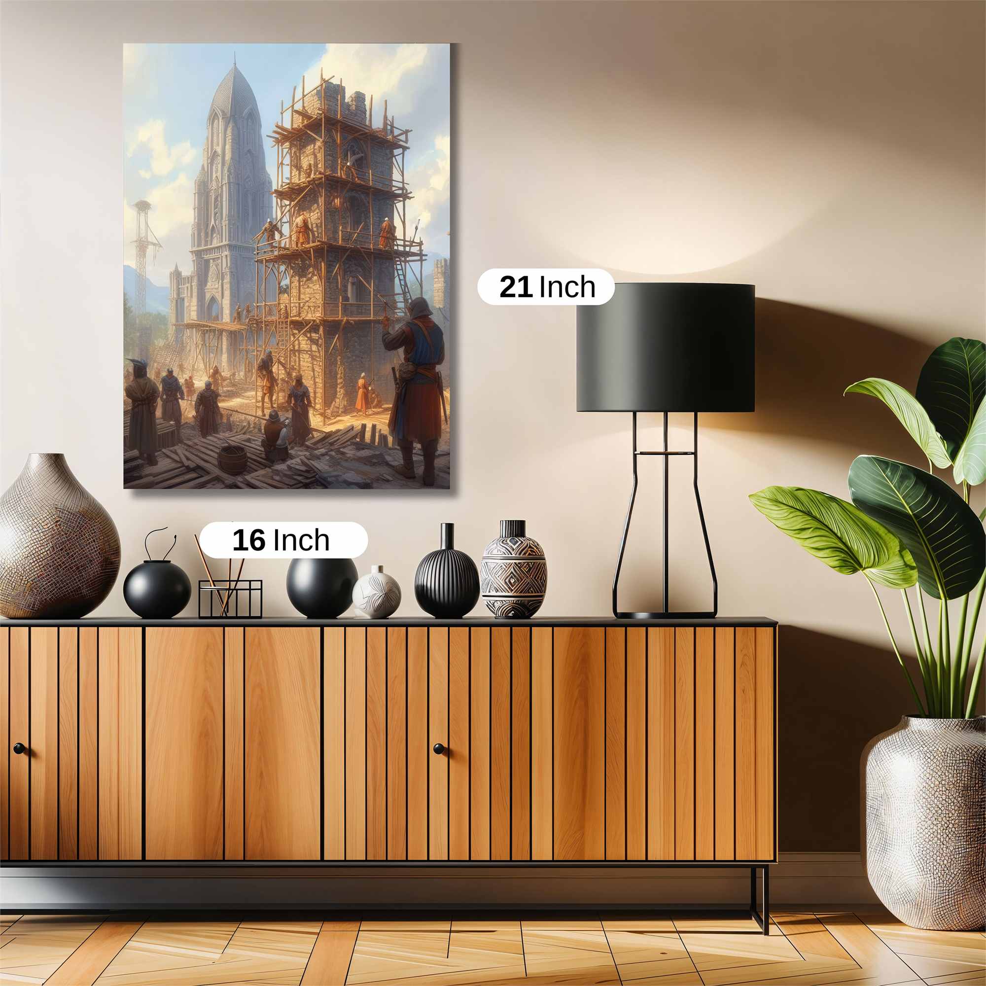 Castle Construction Safe Wall Magnetic / M