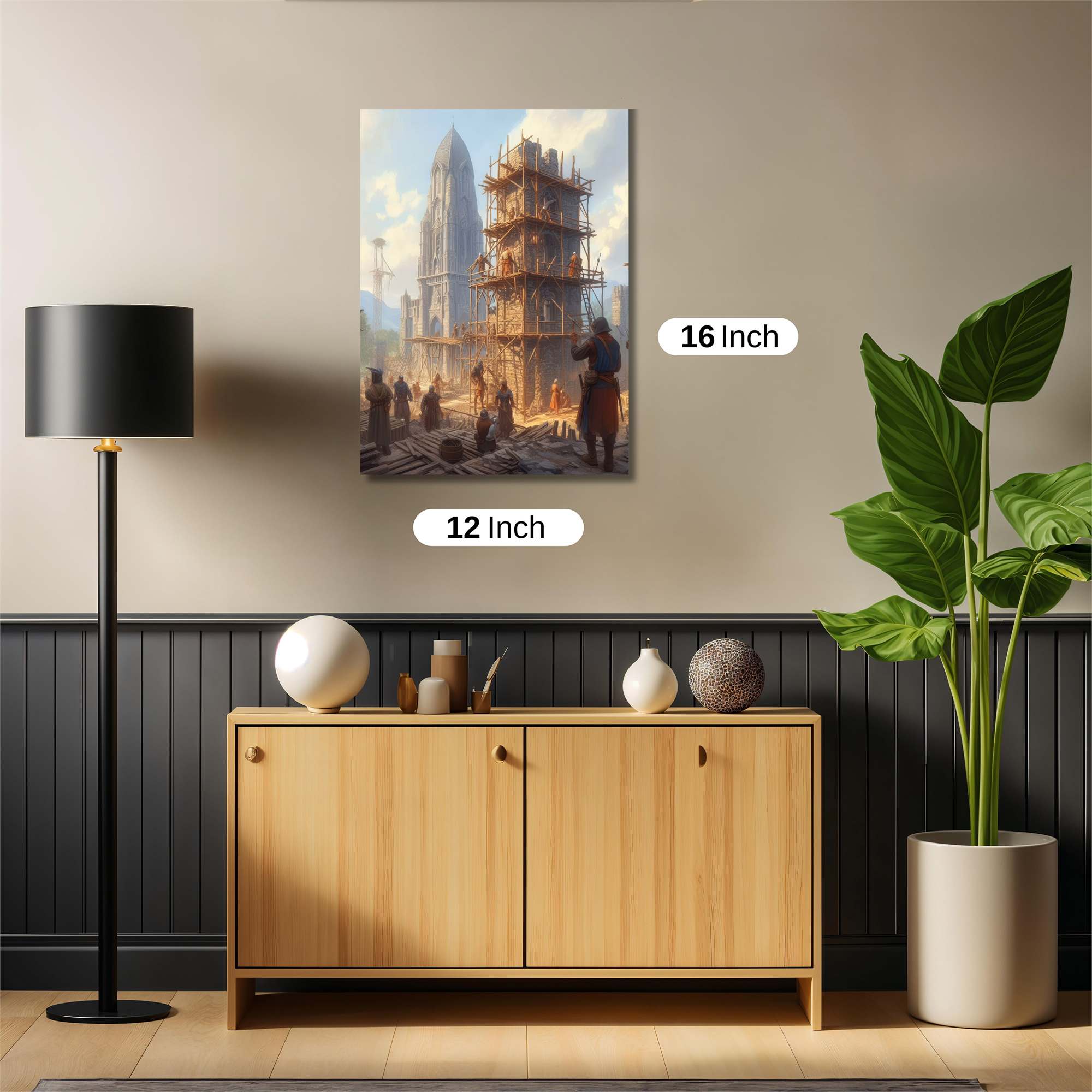 Castle Construction Safe Wall Magnetic / M