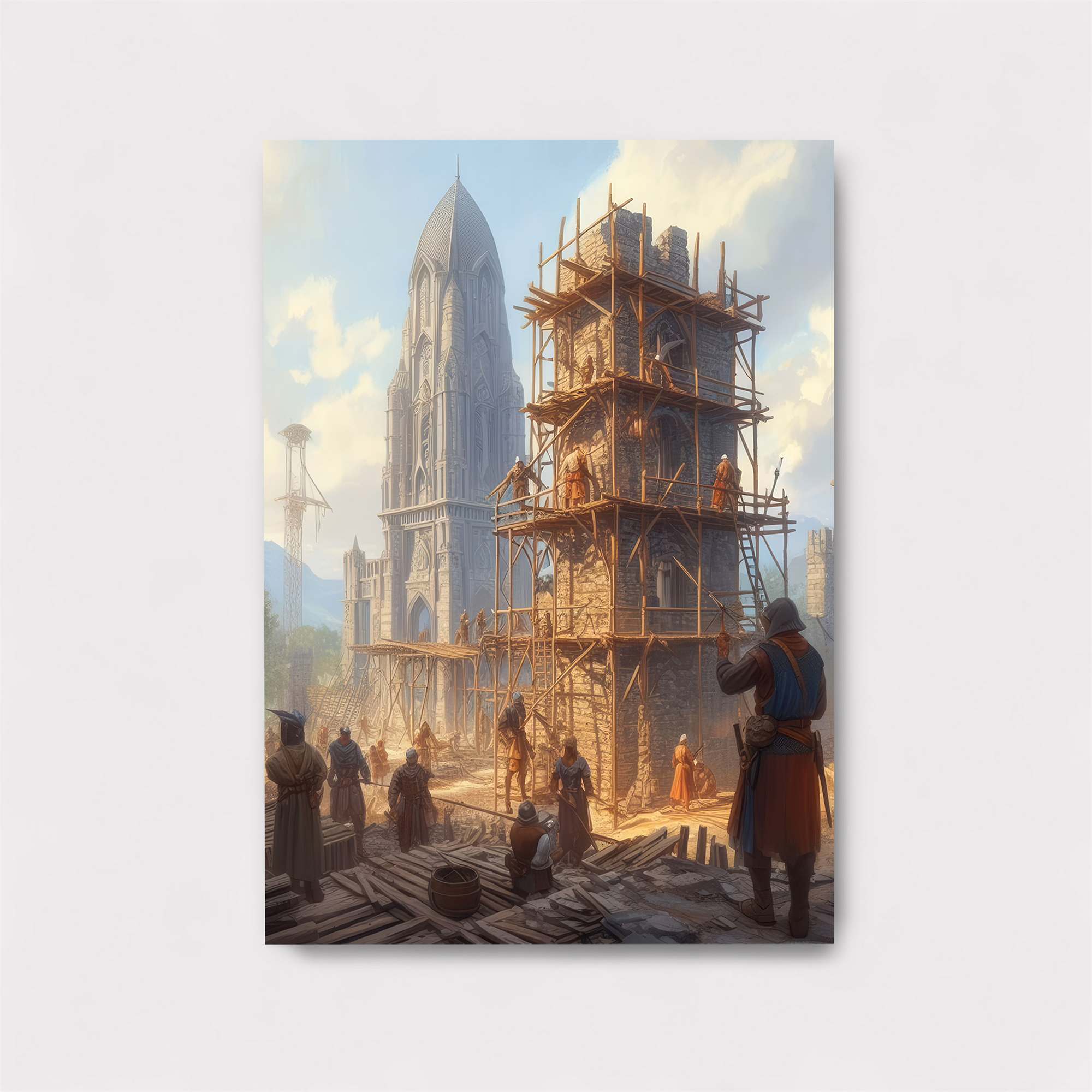 Castle Construction Safe Wall Magnetic / M