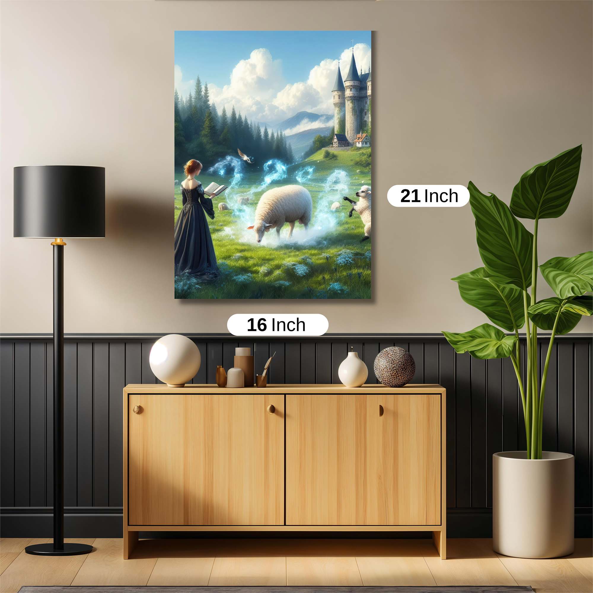 Shepherdess Enchantment Safe Wall Magnetic / M