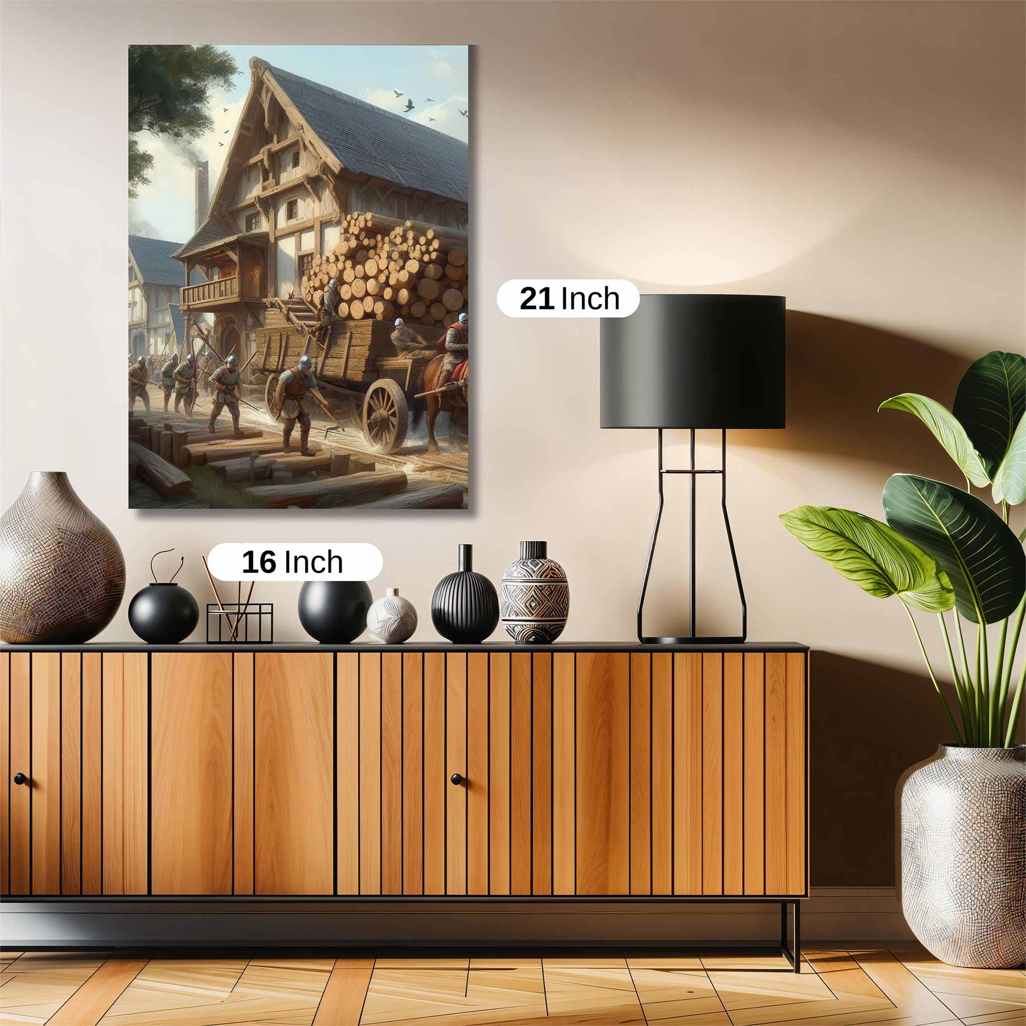 Medieval Bustle Safe Wall Magnetic / M