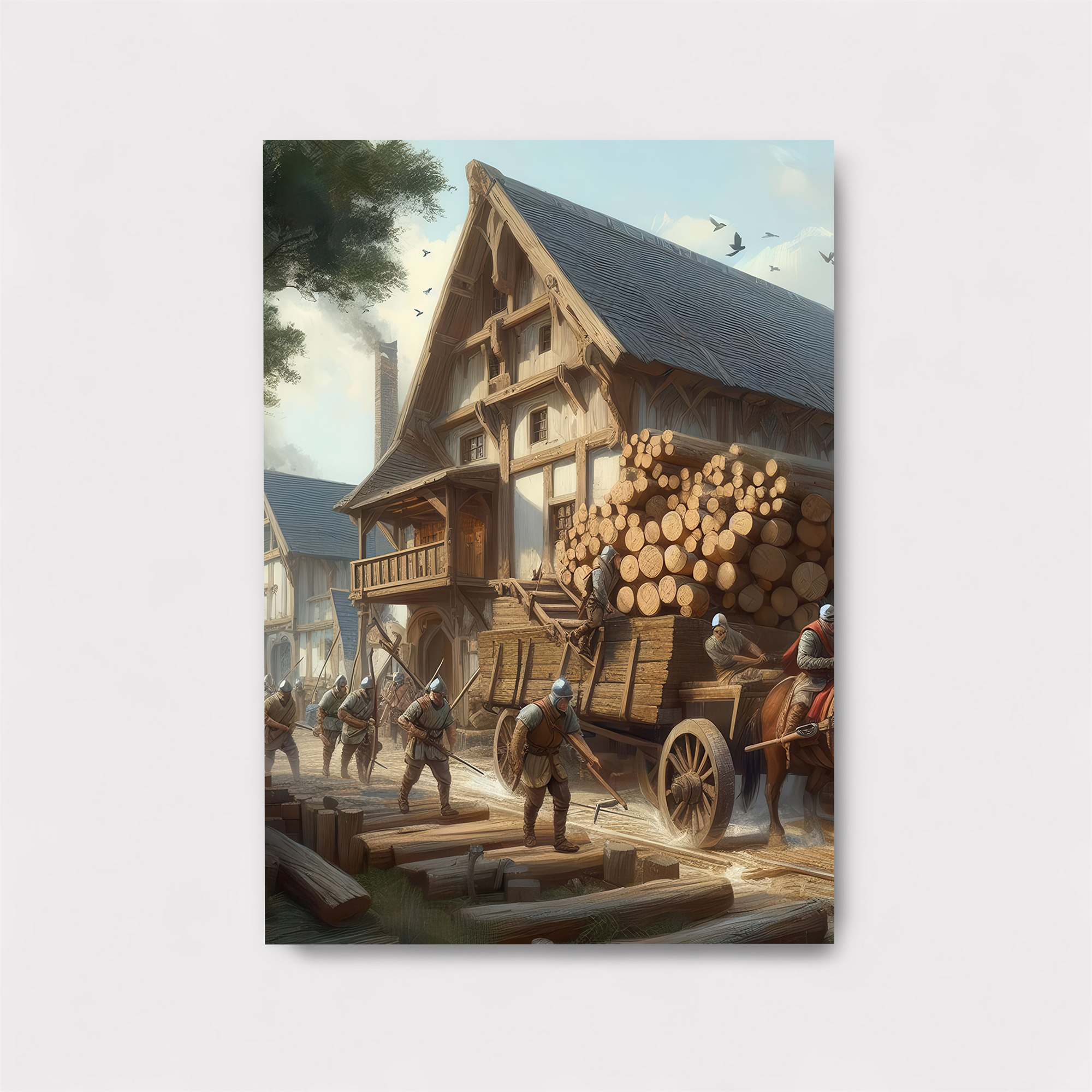 Medieval Bustle Safe Wall Magnetic / M