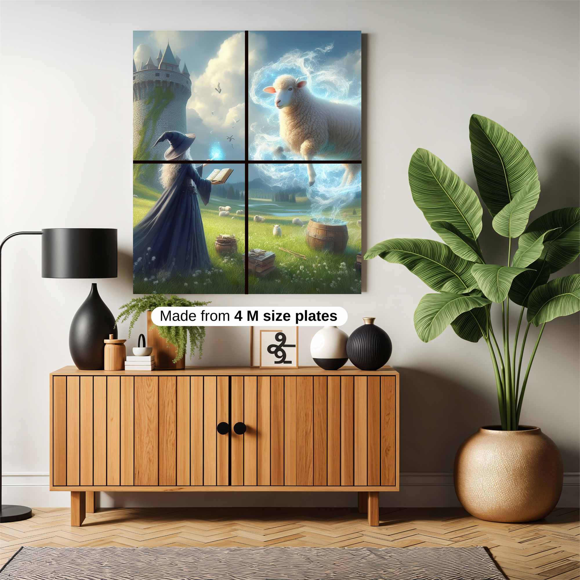 Sheep Sorcery Safe Wall Magnetic / M