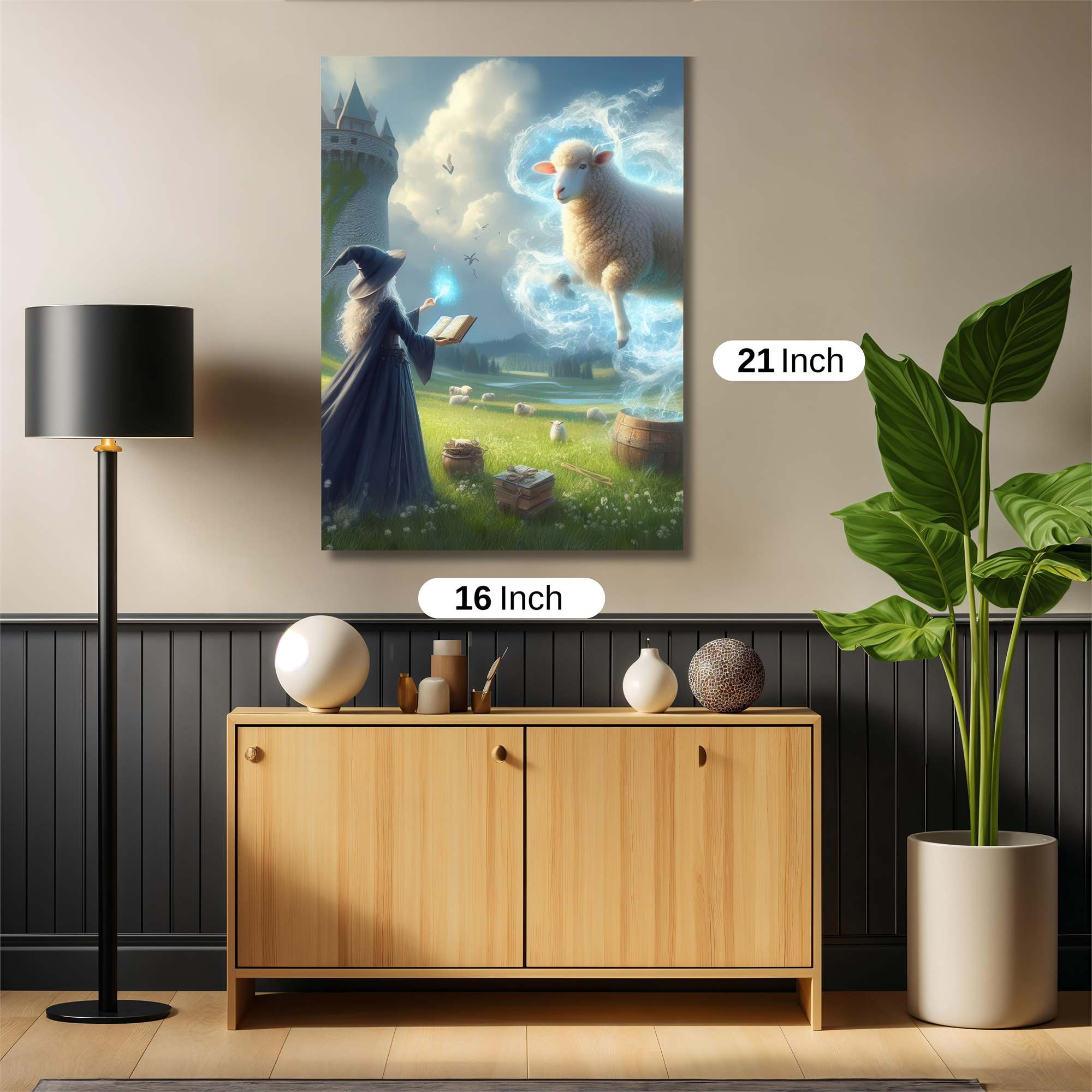 Sheep Sorcery Safe Wall Magnetic / M