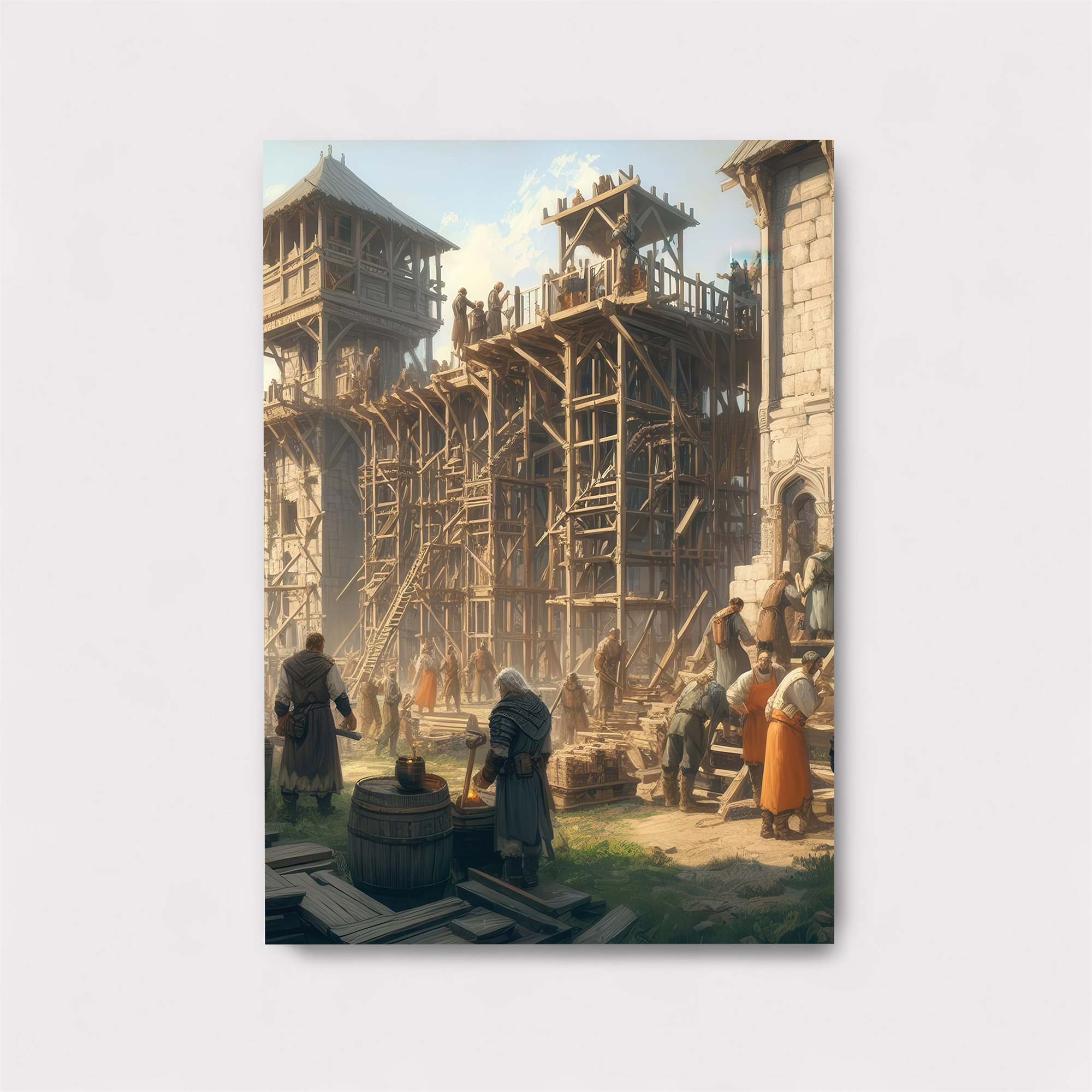 Castle Constructed Safe Wall Magnetic / M