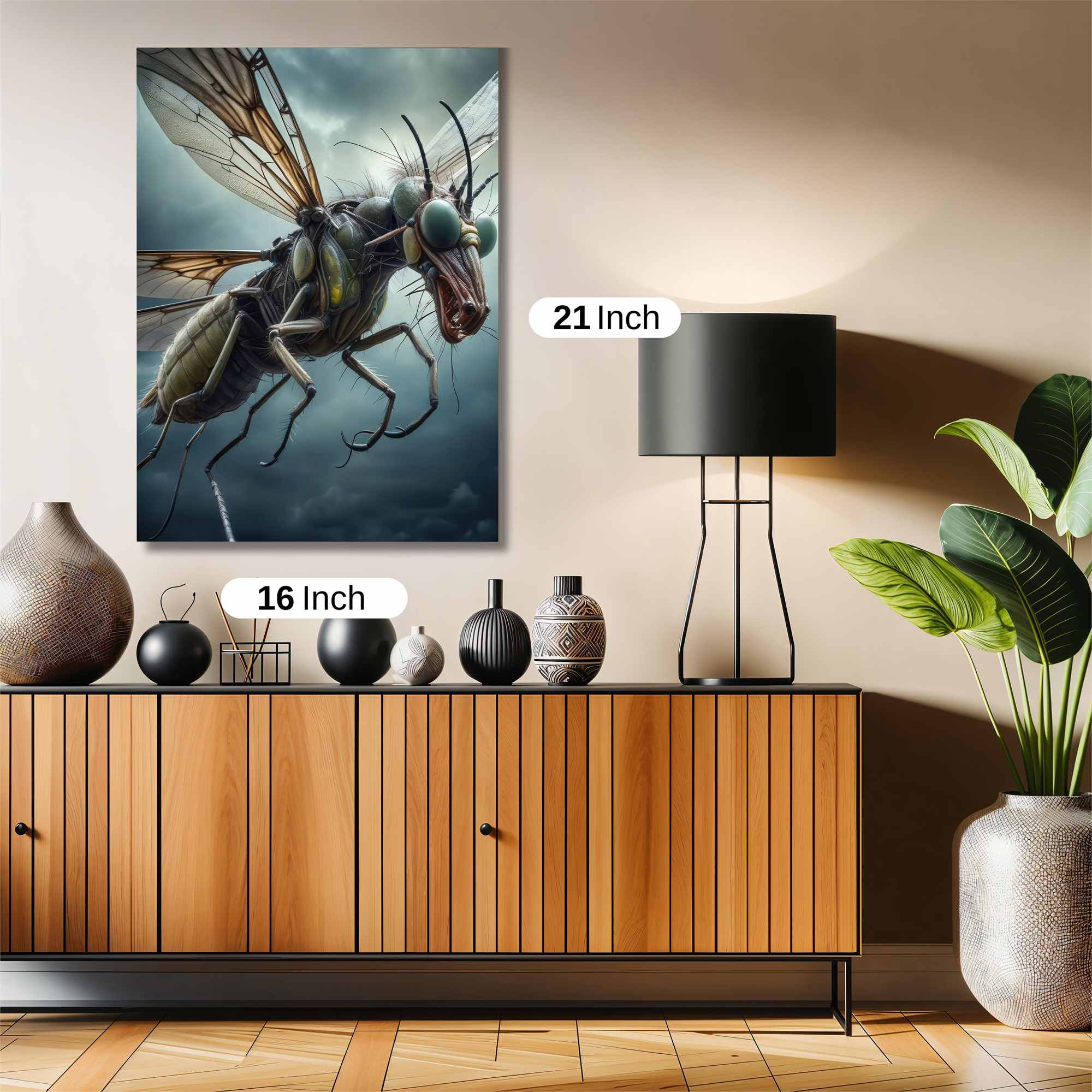 Fly Menace Safe Wall Magnetic / M