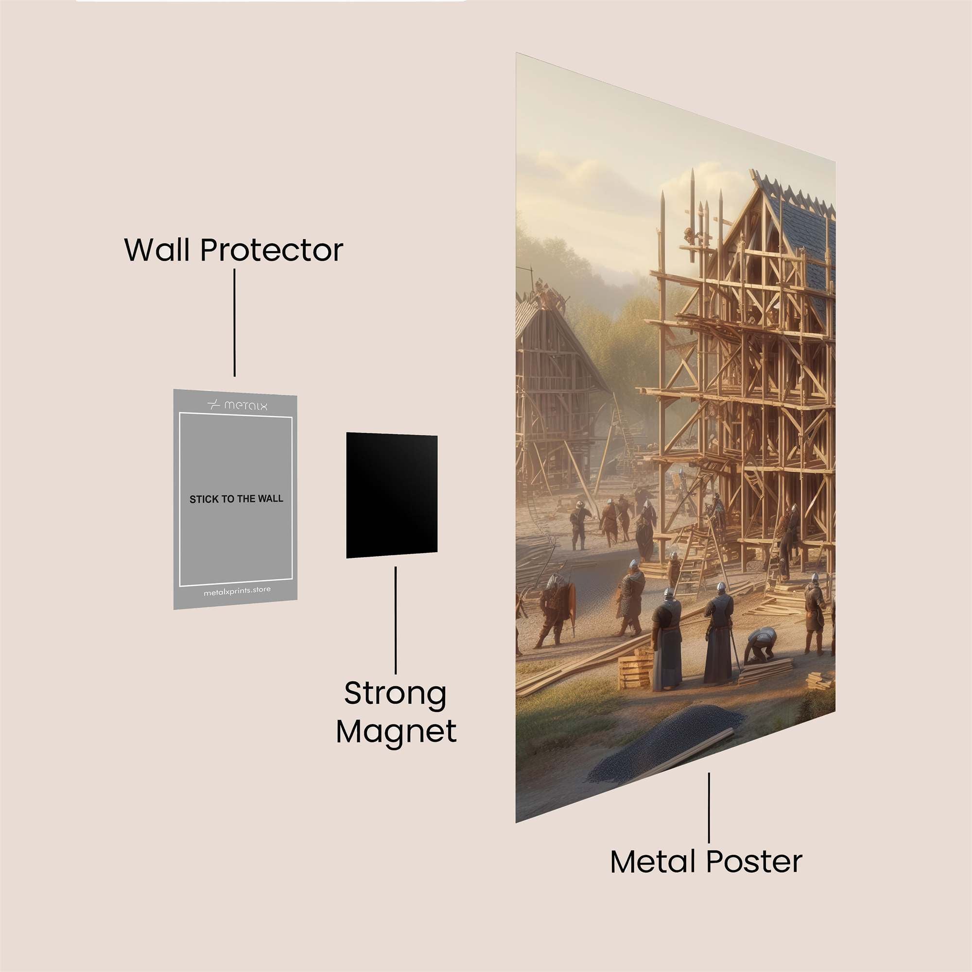Viking Progress Safe Wall Magnetic / M