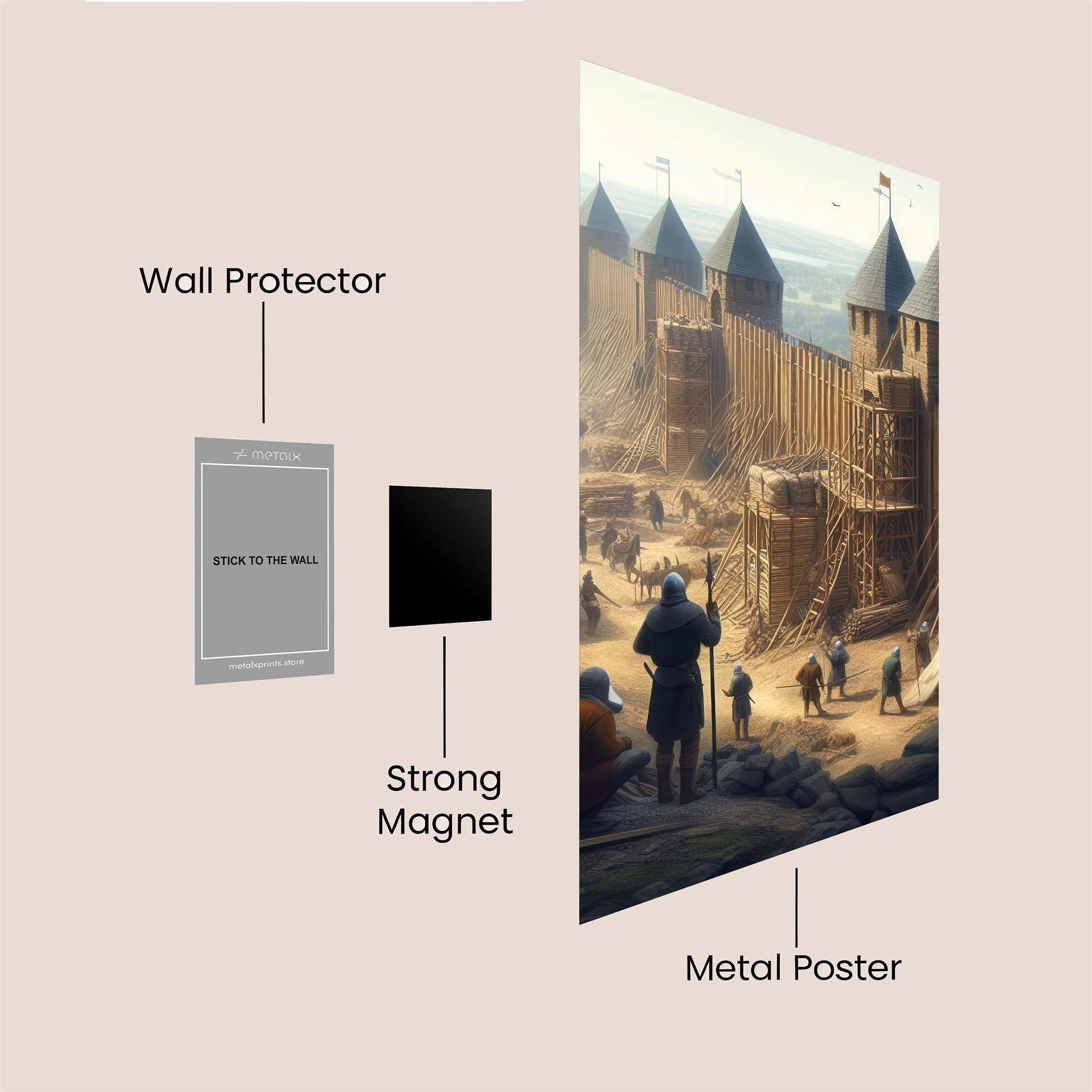Hadrian's Resolve Safe Wall Magnetic / M