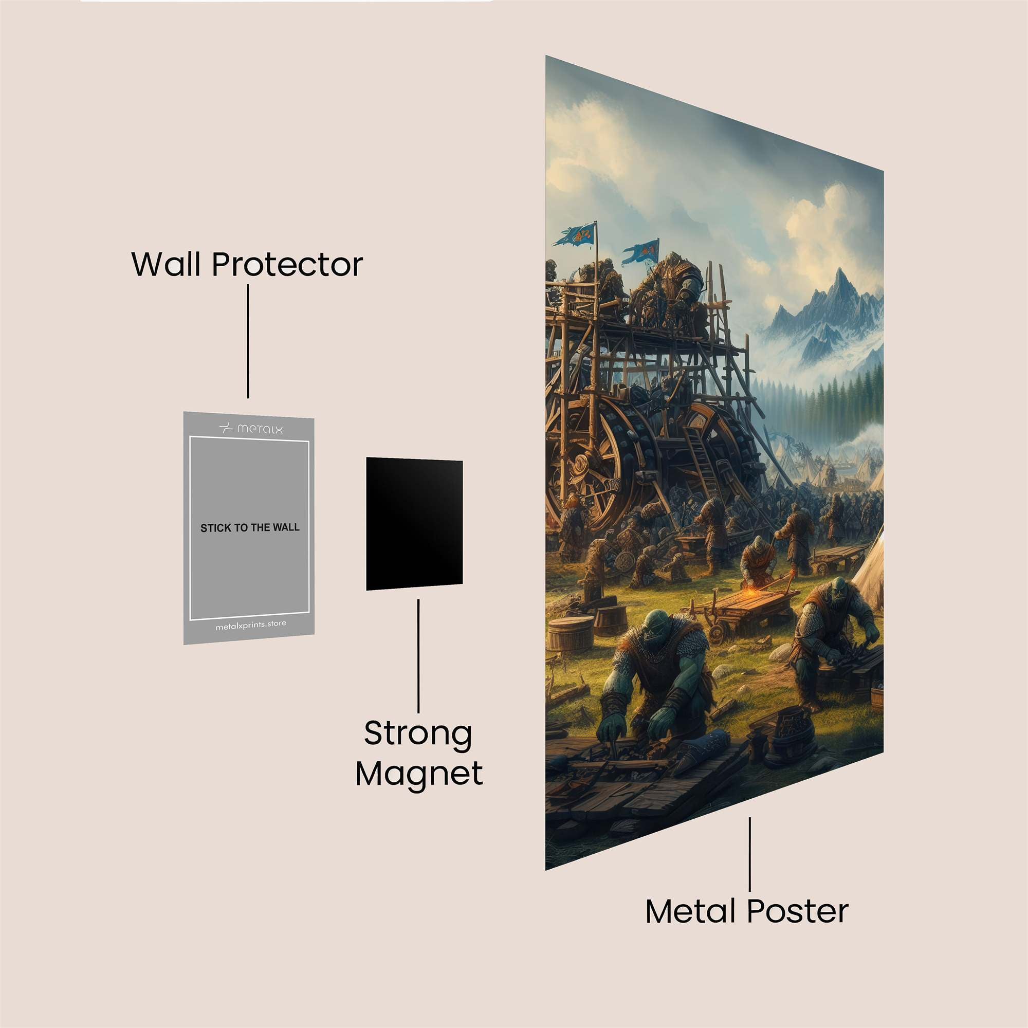 Orcs Industrious Safe Wall Magnetic / M