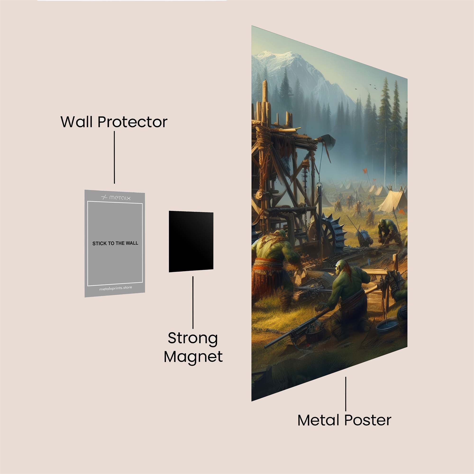 Goblin Siege Safe Wall Magnetic / M