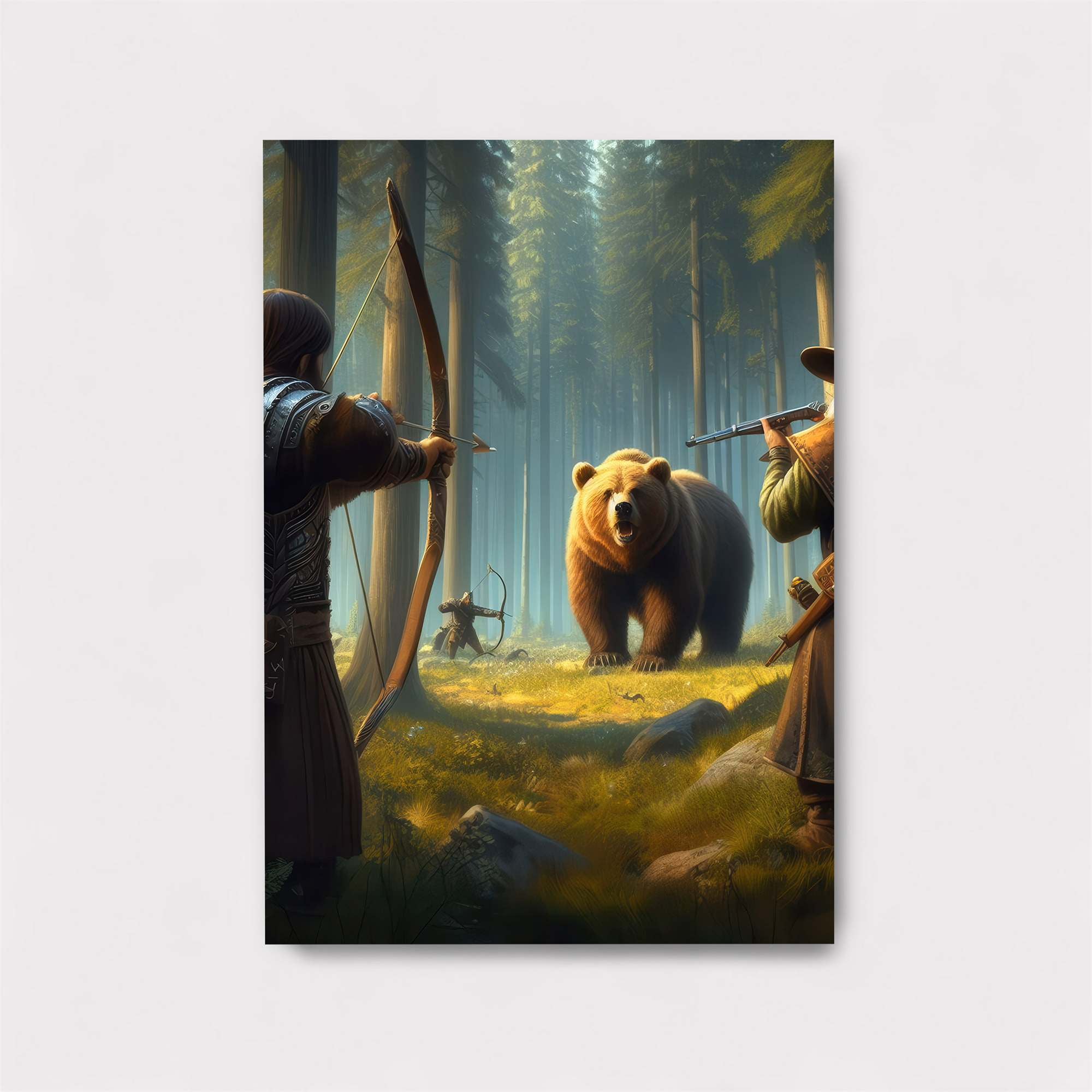 Bear Hunt Safe Wall Magnetic / M