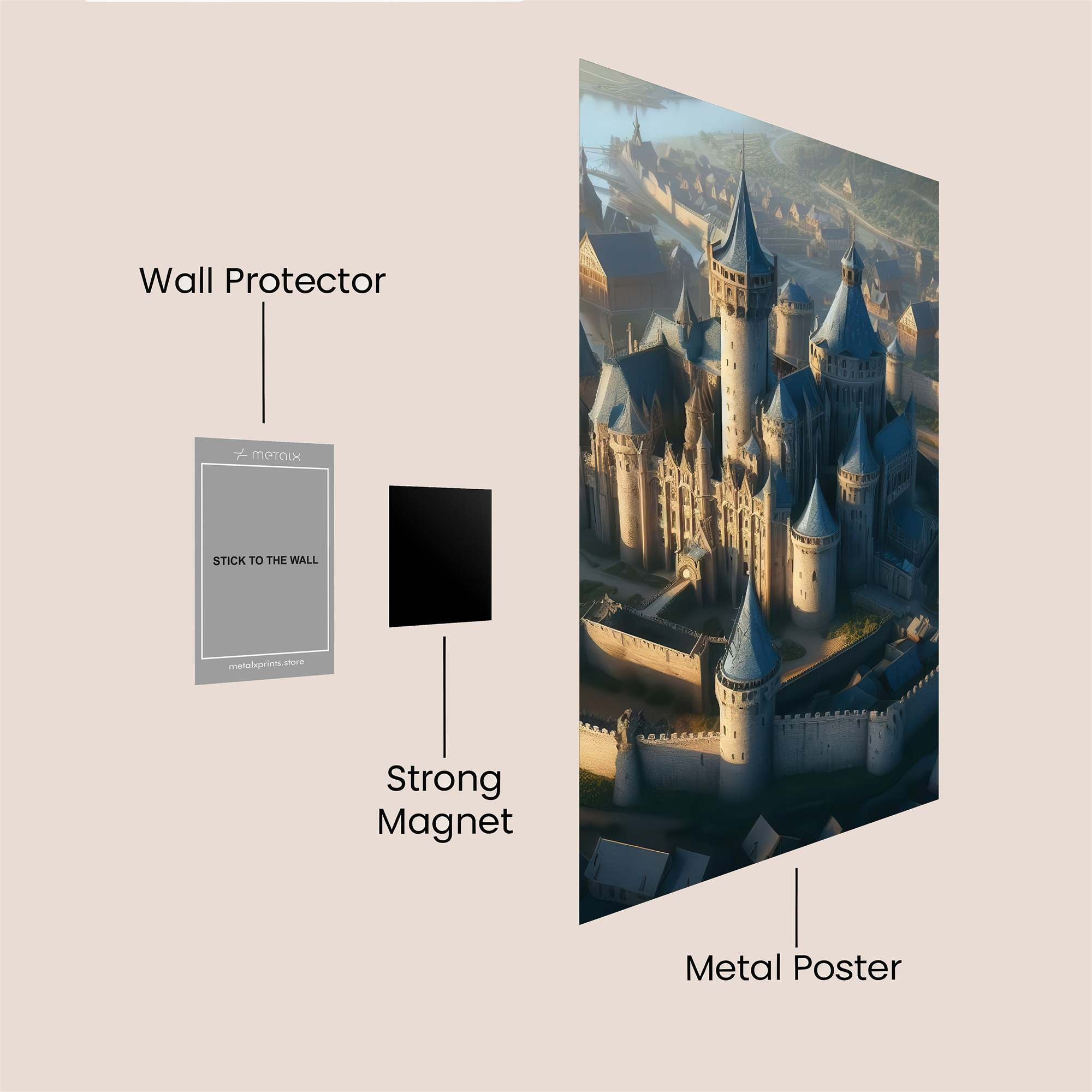 Camelot Serene Safe Wall Magnetic / M