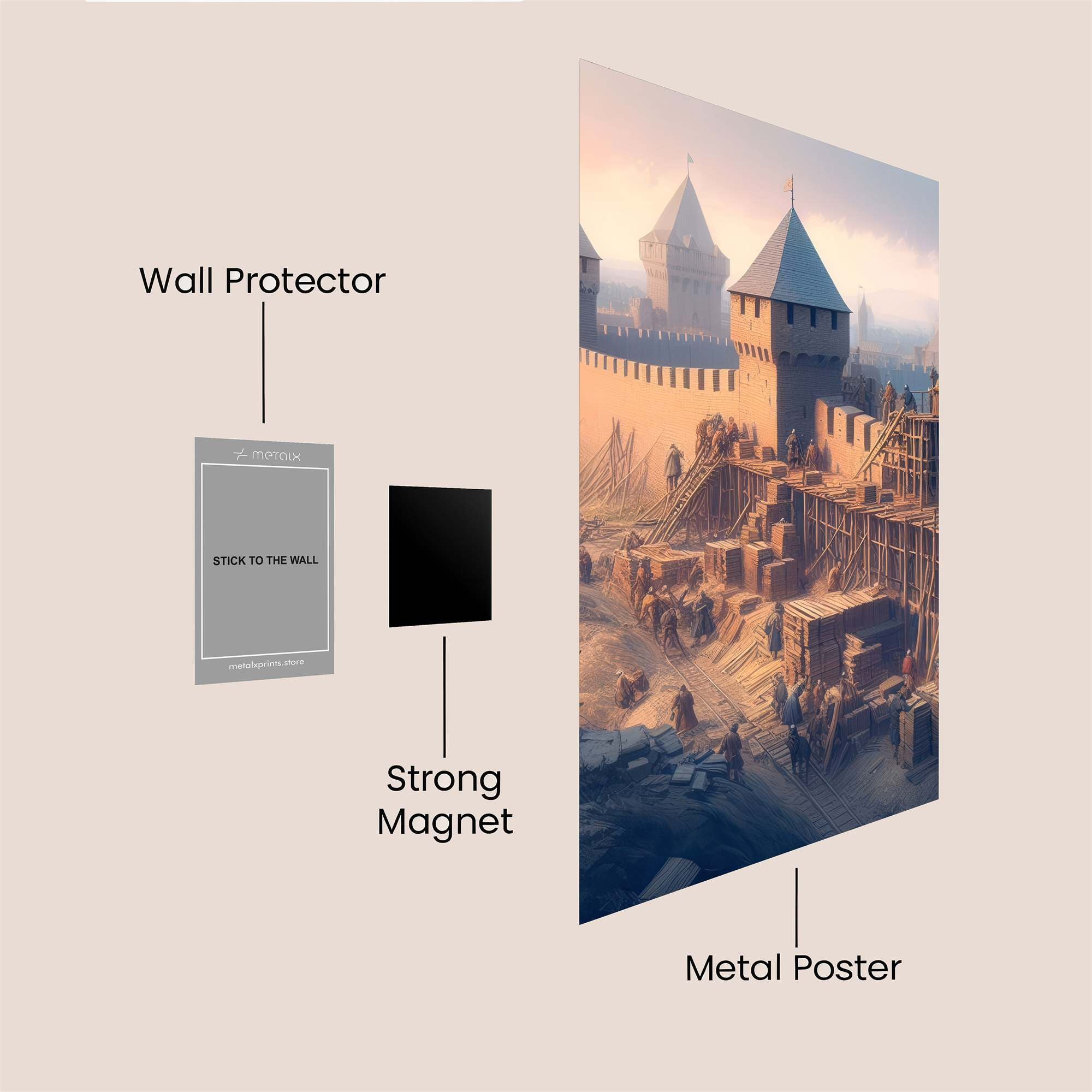 Kremlin Dawn Safe Wall Magnetic / M