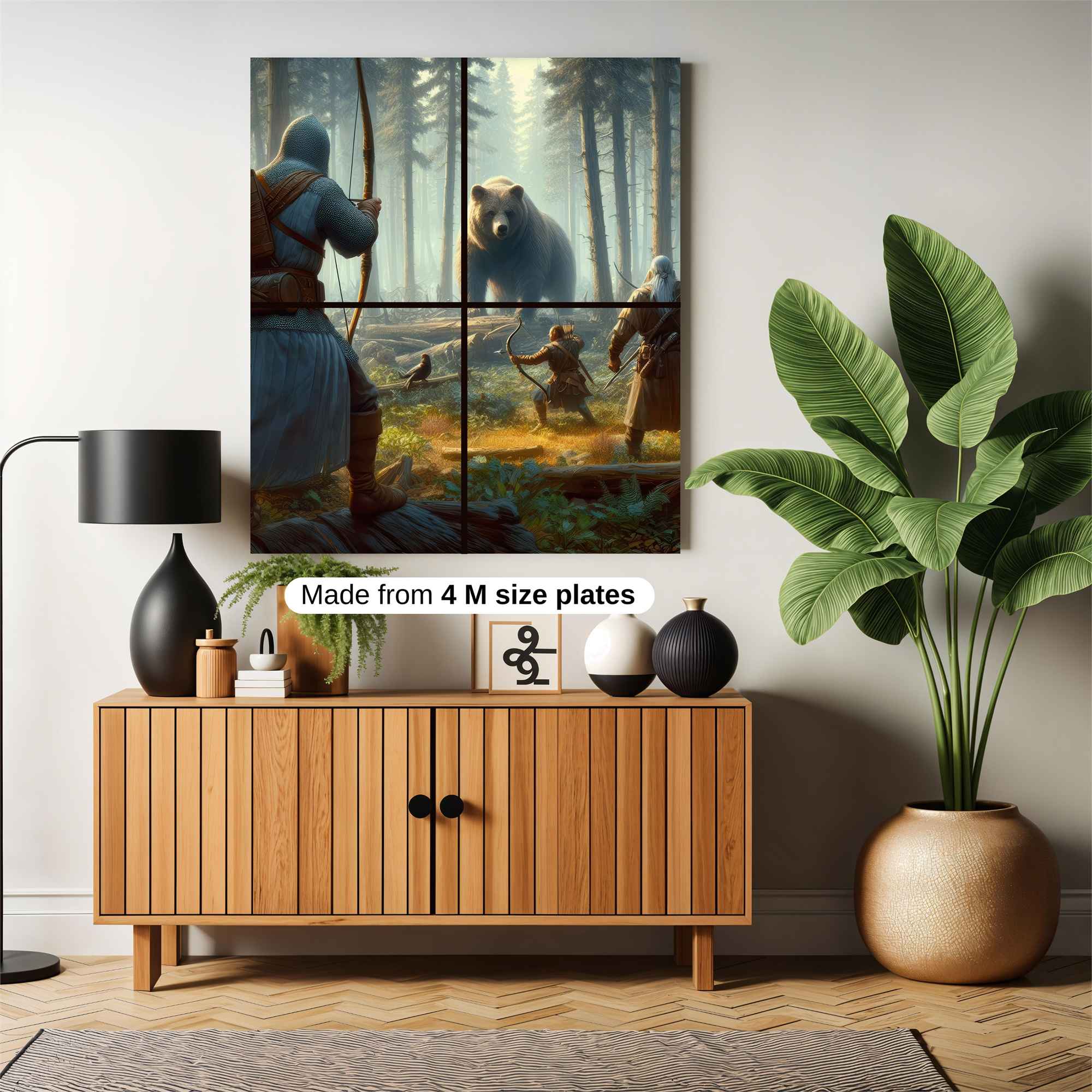 Bear Standoff Safe Wall Magnetic / M