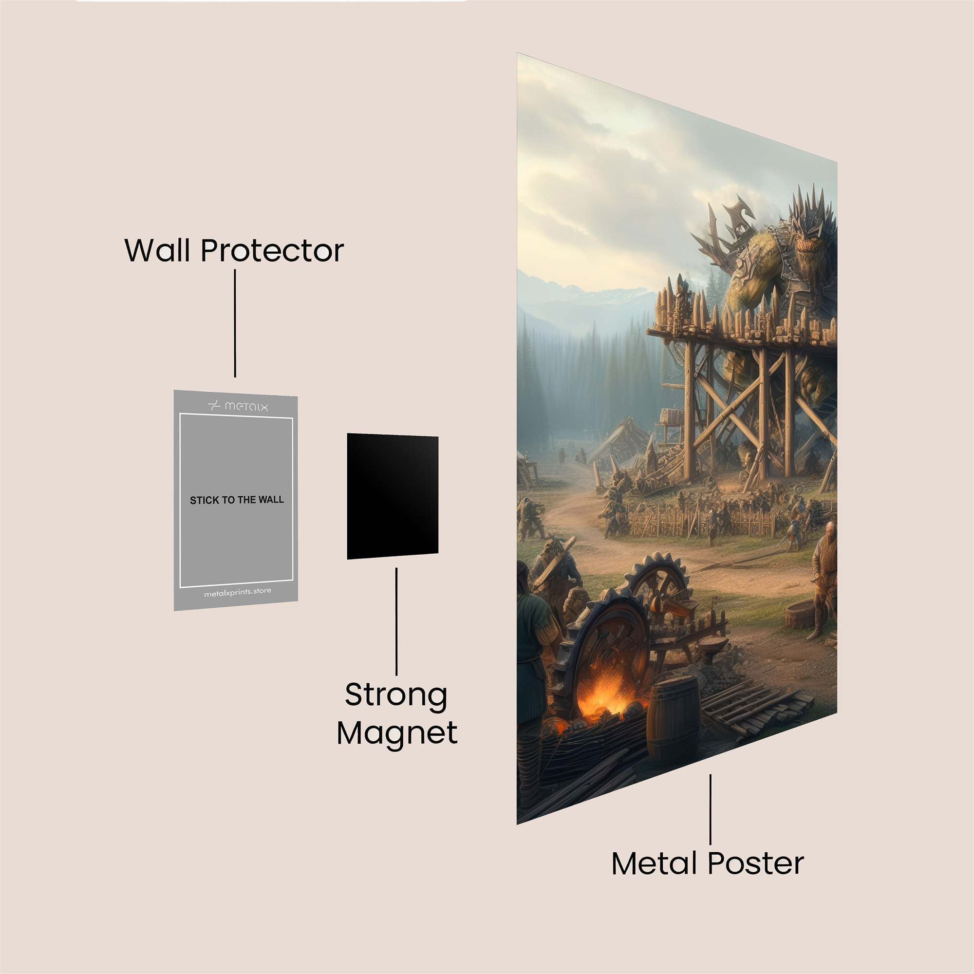 Giant Majesty Safe Wall Magnetic / M
