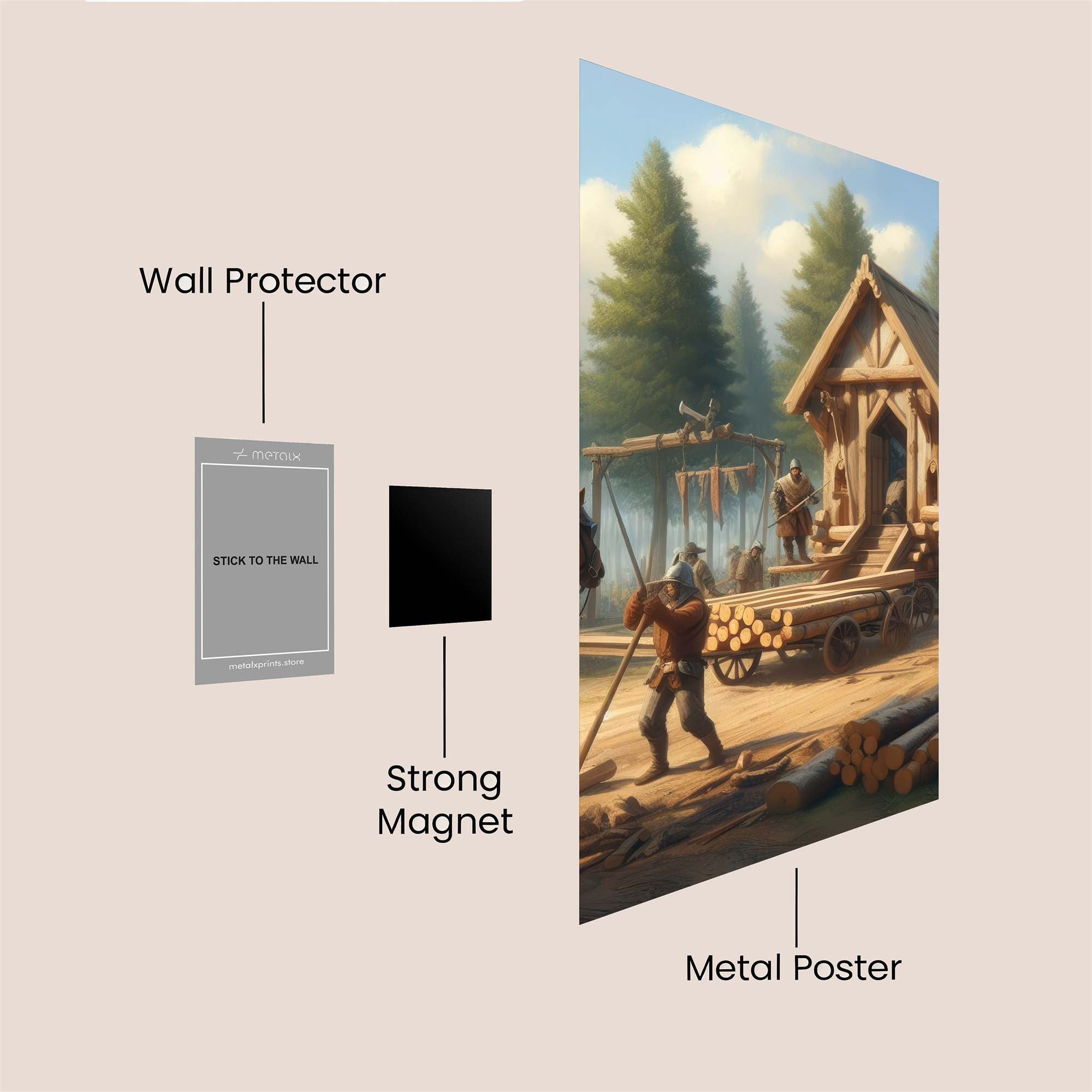 Knightly Construction Safe Wall Magnetic / M