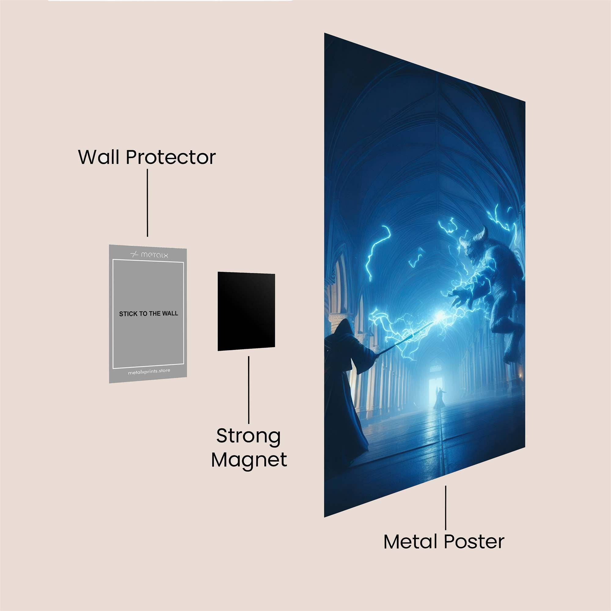 Wizard Clash Safe Wall Magnetic / M