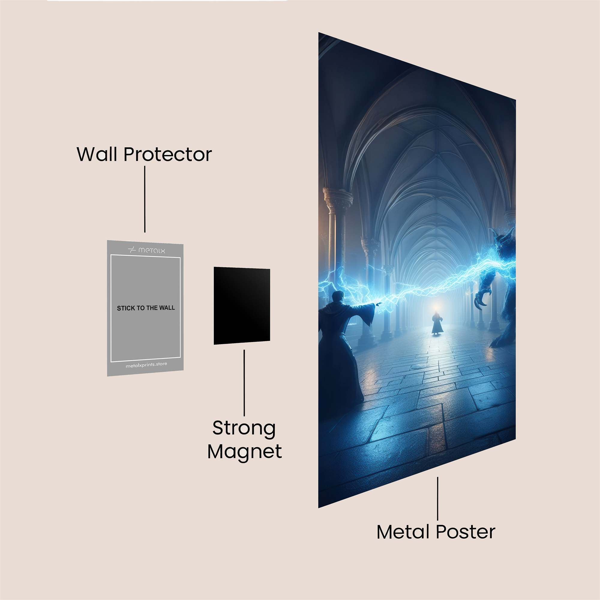 Wizardly Clash Safe Wall Magnetic / M