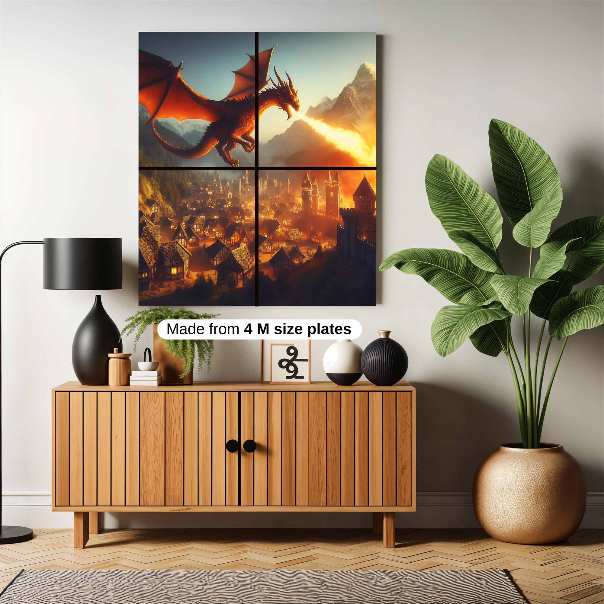 Dragon Fury Safe Wall Magnetic / M