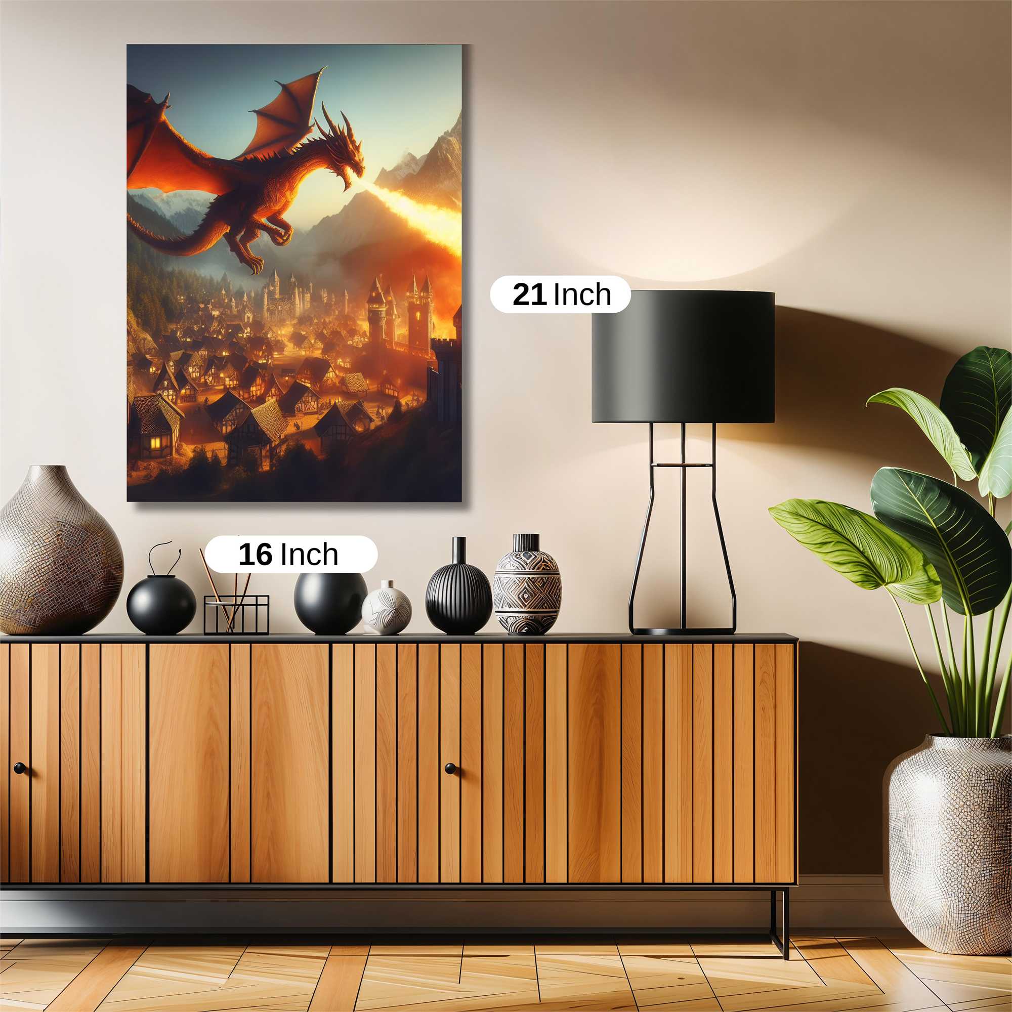 Dragon Fury Safe Wall Magnetic / M