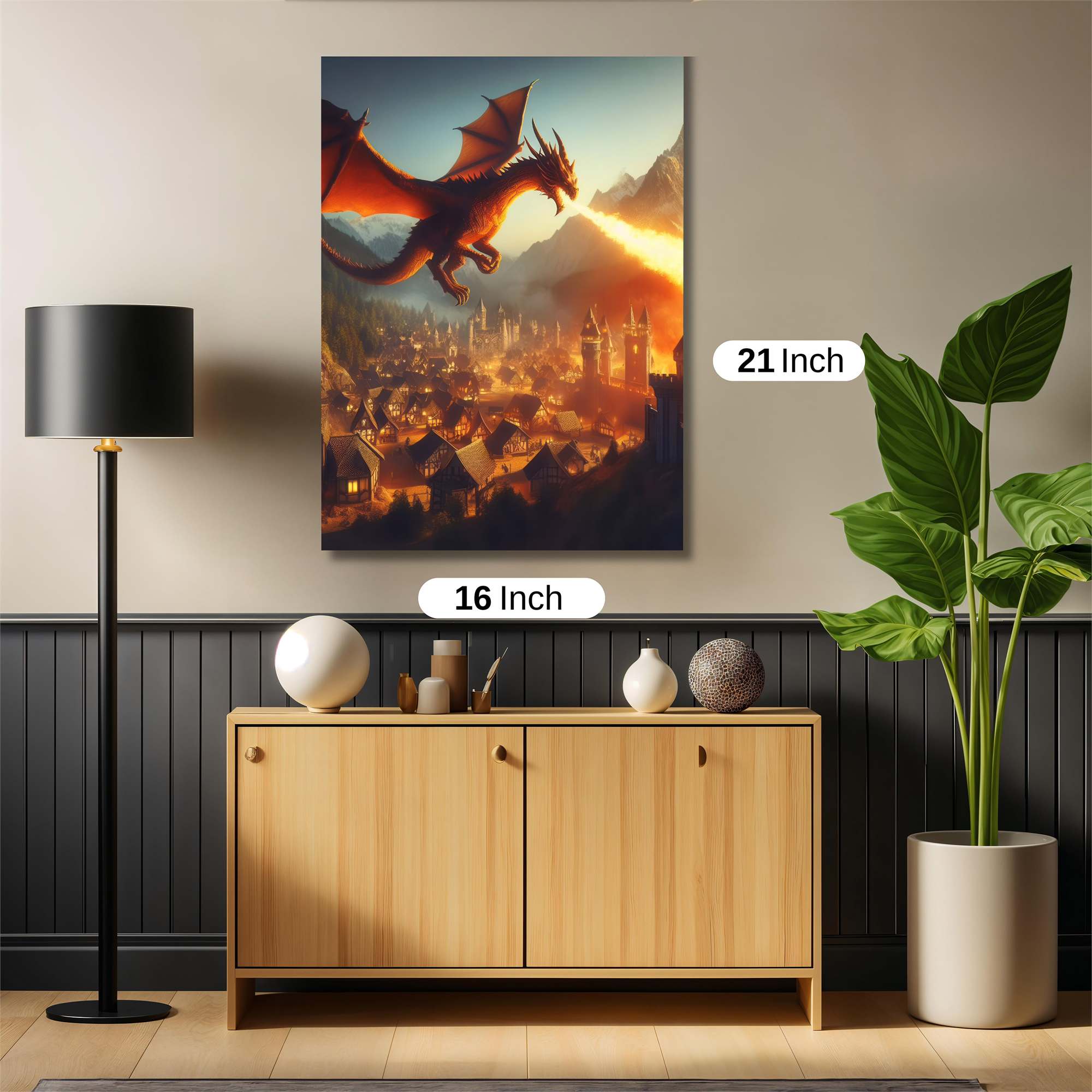 Dragon Fury Safe Wall Magnetic / M