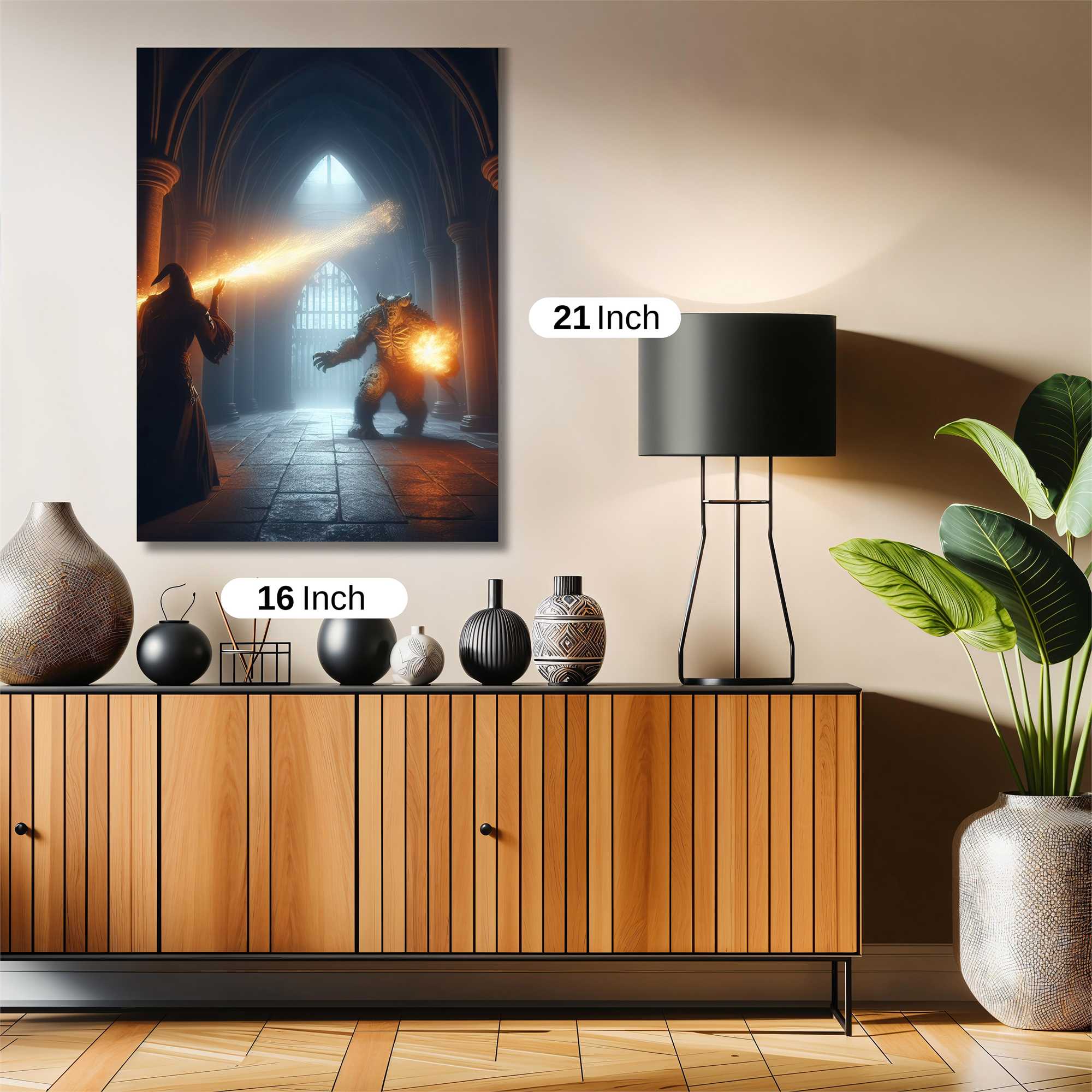 Wizard's Duel Safe Wall Magnetic / M