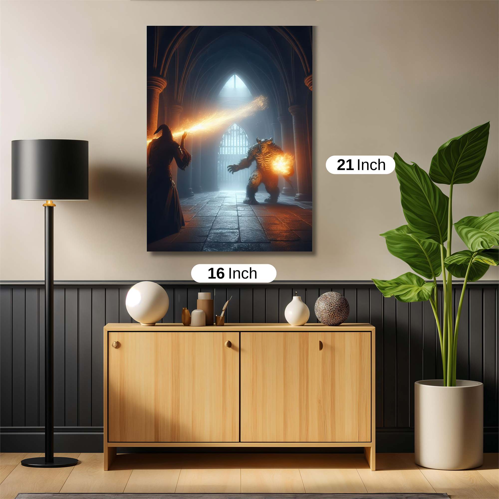 Wizard's Duel Safe Wall Magnetic / M