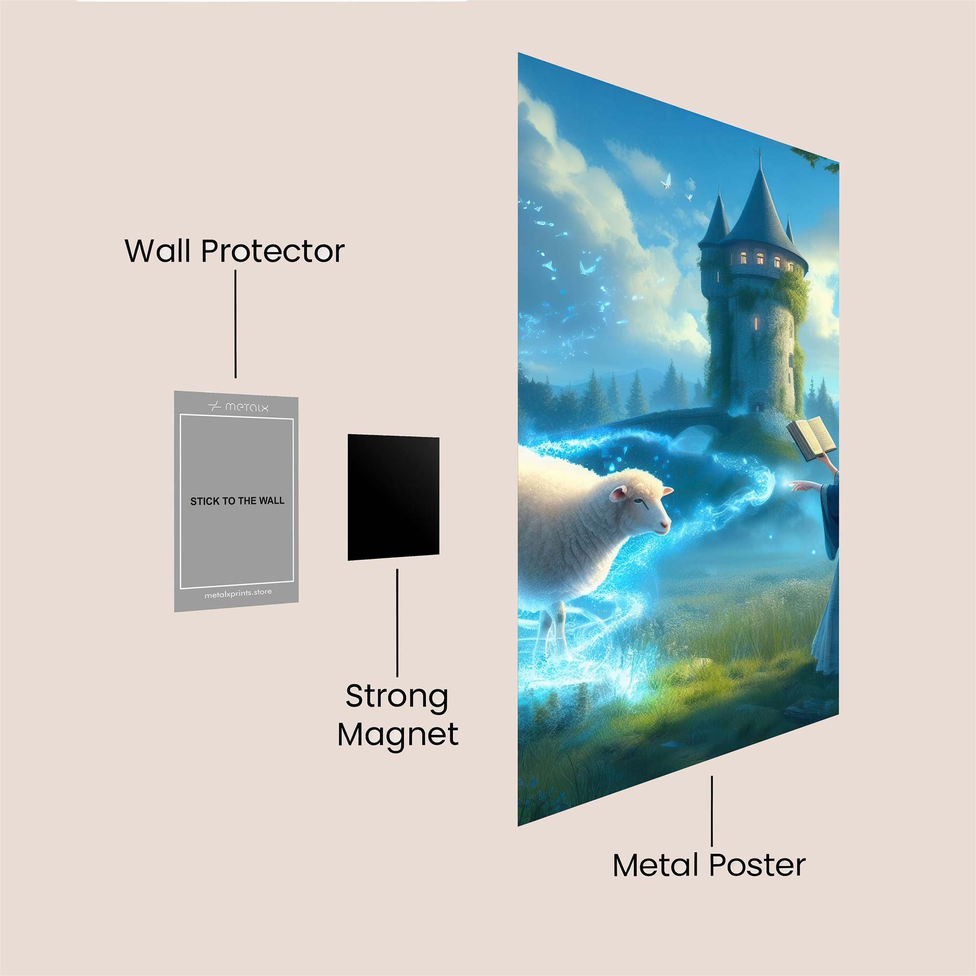 Magic Meadow Safe Wall Magnetic / M