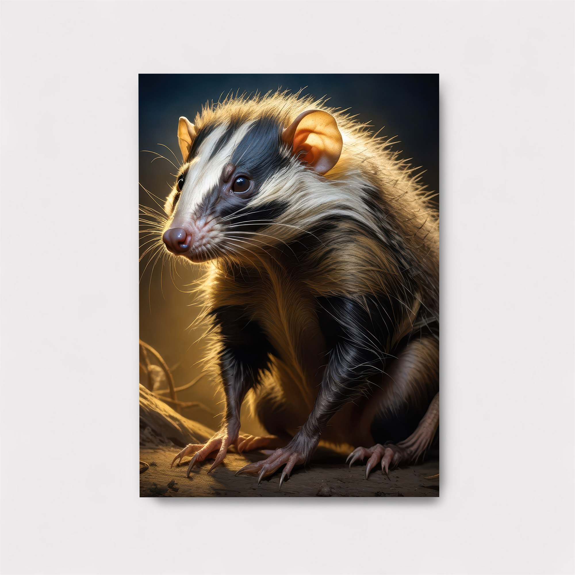 Striped Serenity Safe Wall Magnetic / M