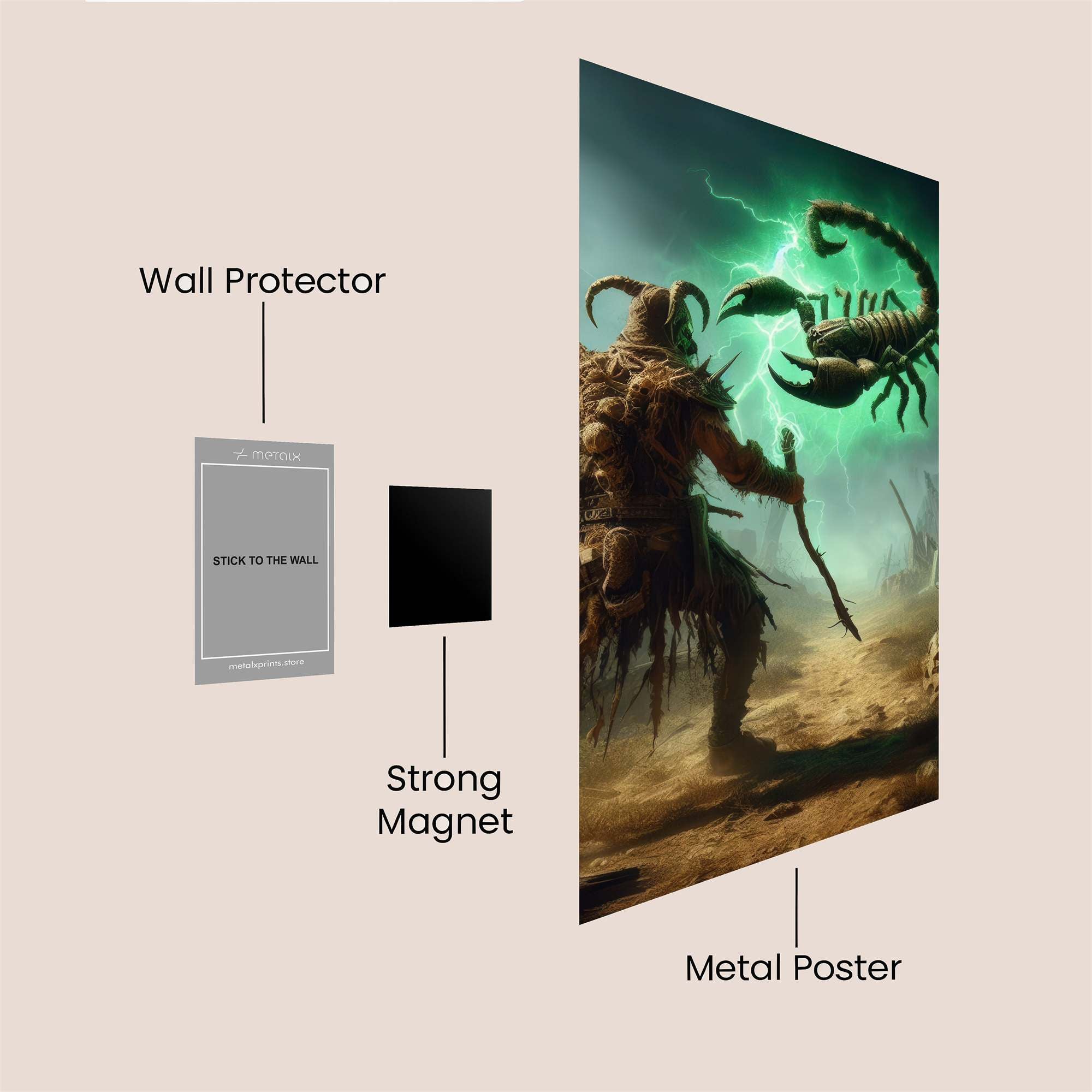 Scorpion Fury Safe Wall Magnetic / M