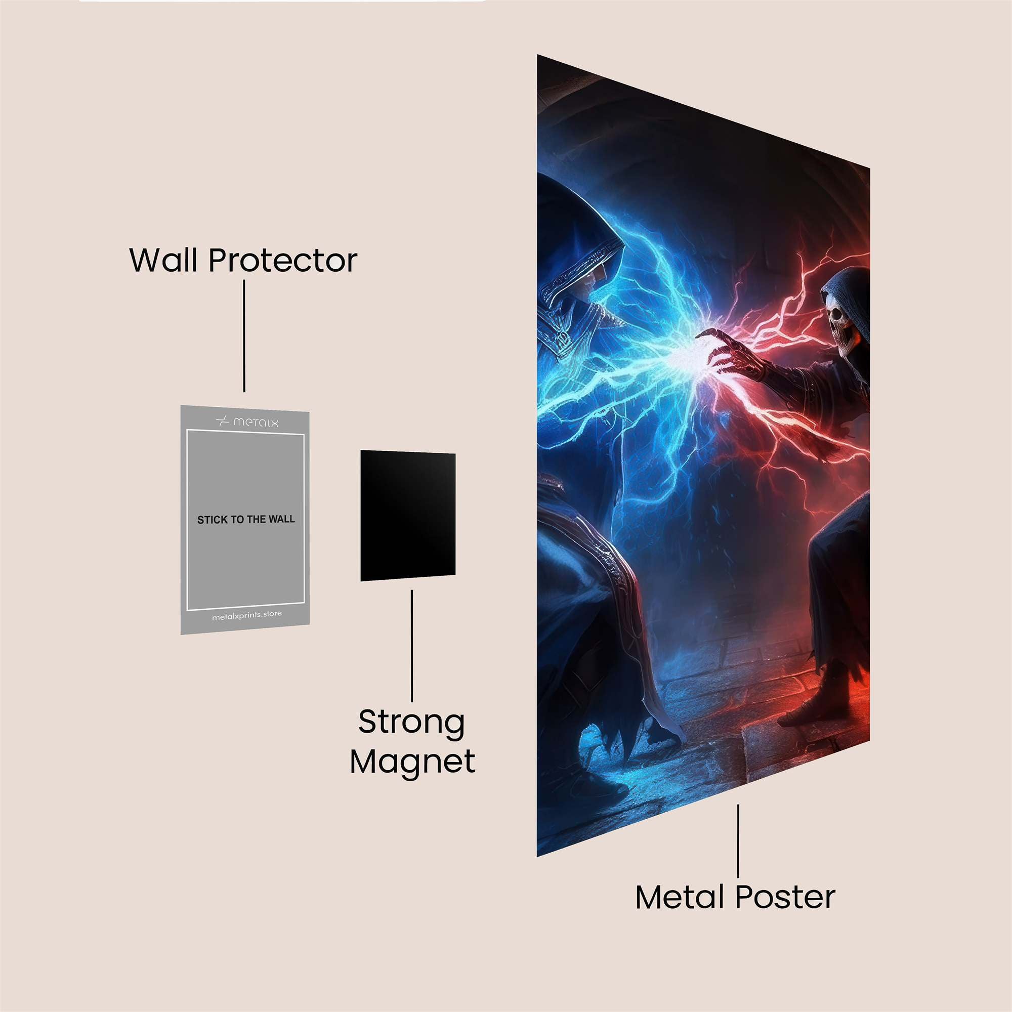 Wizards Clash Safe Wall Magnetic / M