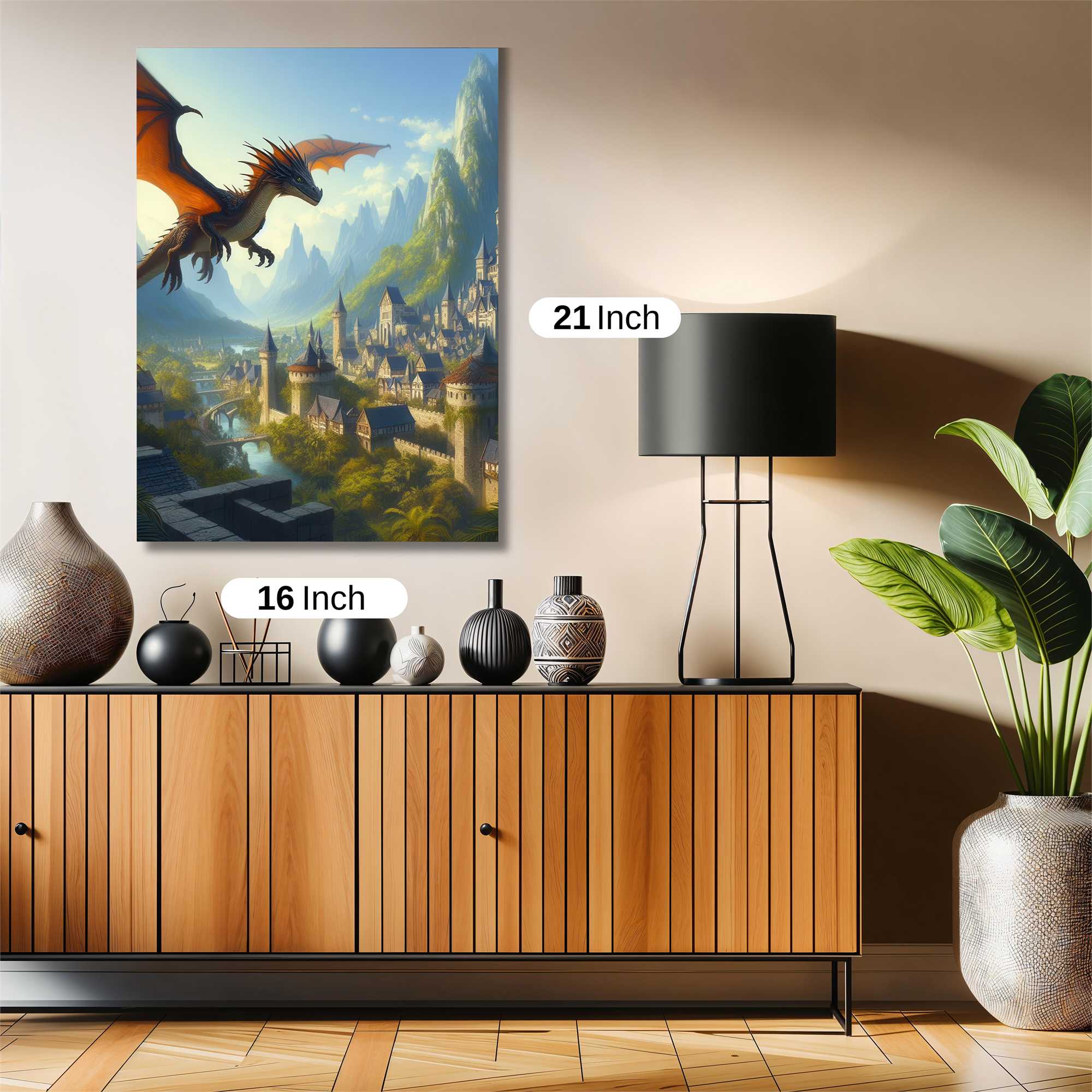 Dragon Dawn Safe Wall Magnetic / M