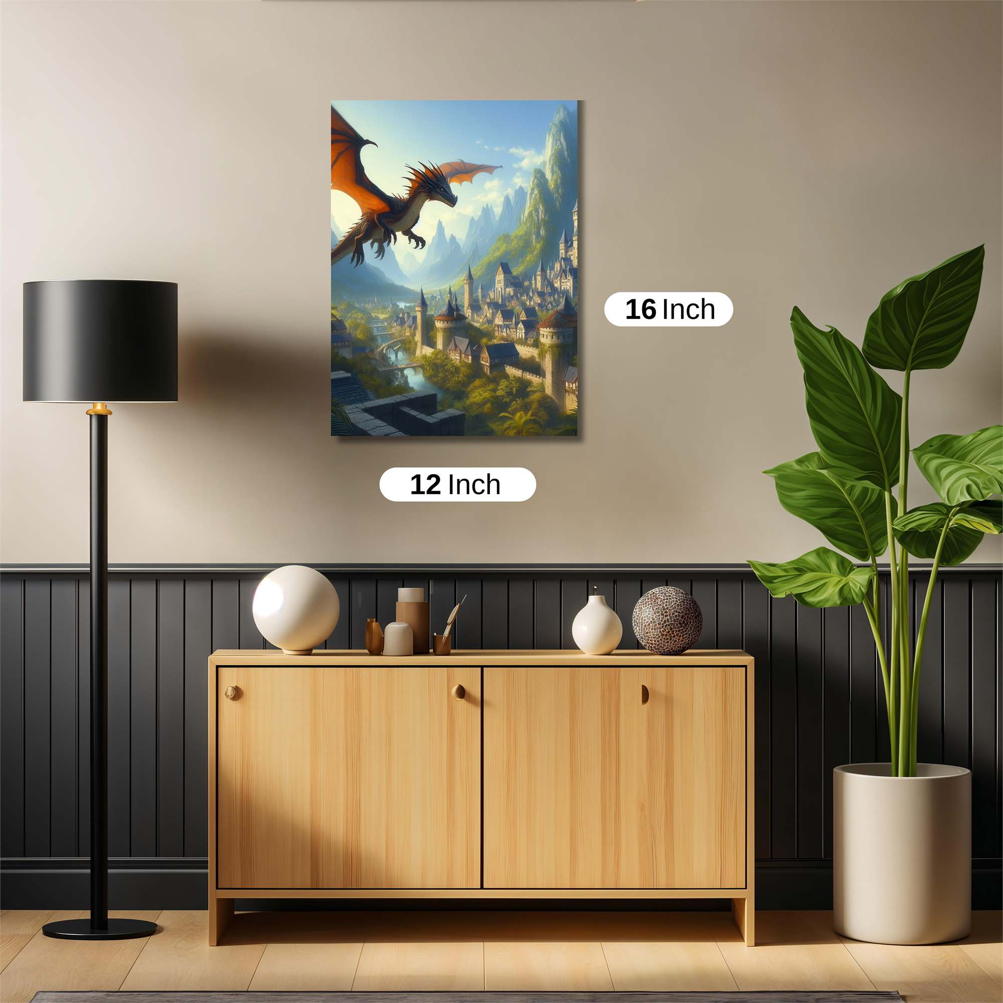 Dragon Dawn Safe Wall Magnetic / M