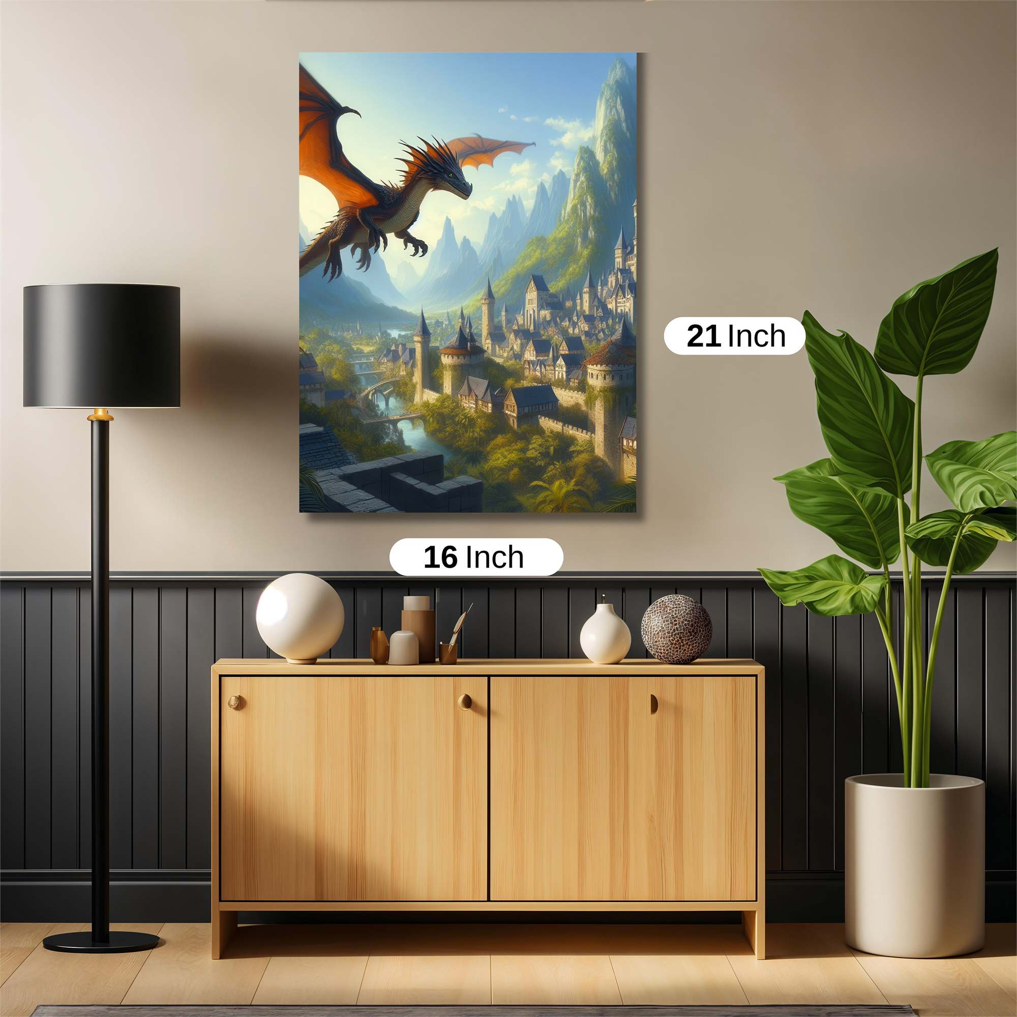 Dragon Dawn Safe Wall Magnetic / M
