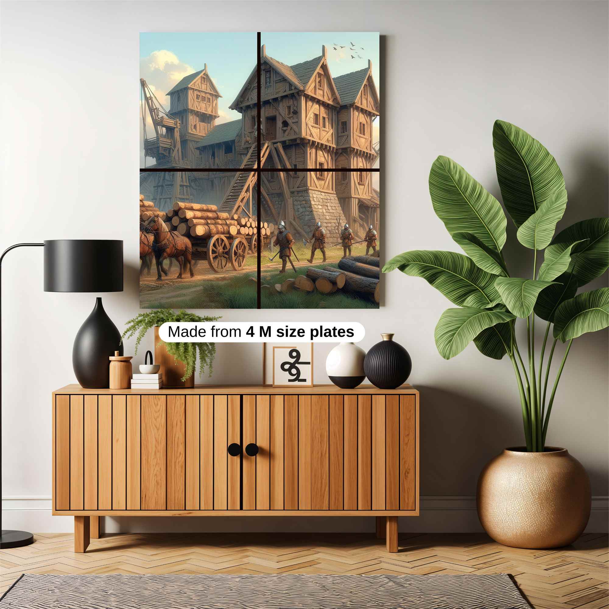 Lumber Fortress Safe Wall Magnetic / M