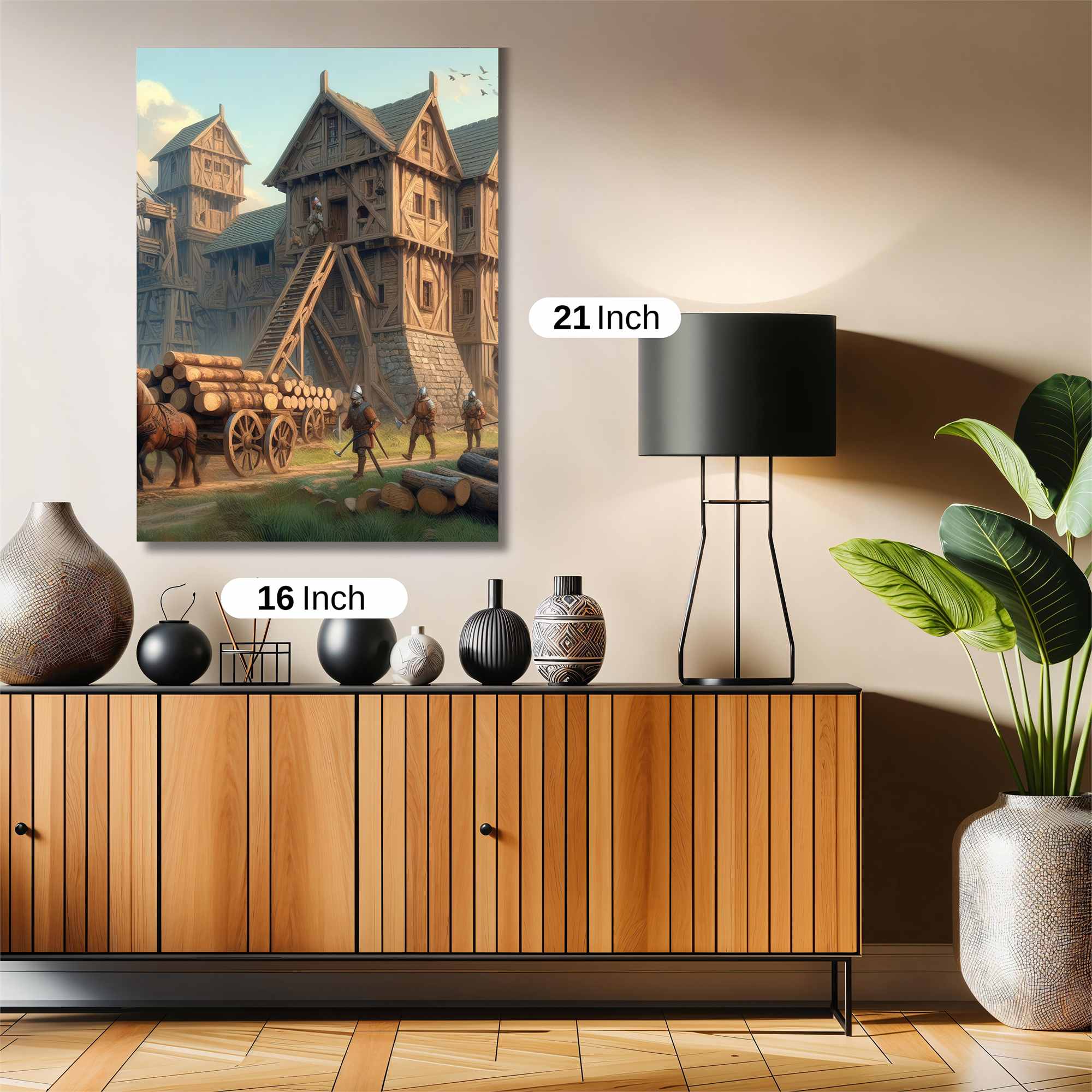 Lumber Fortress Safe Wall Magnetic / M