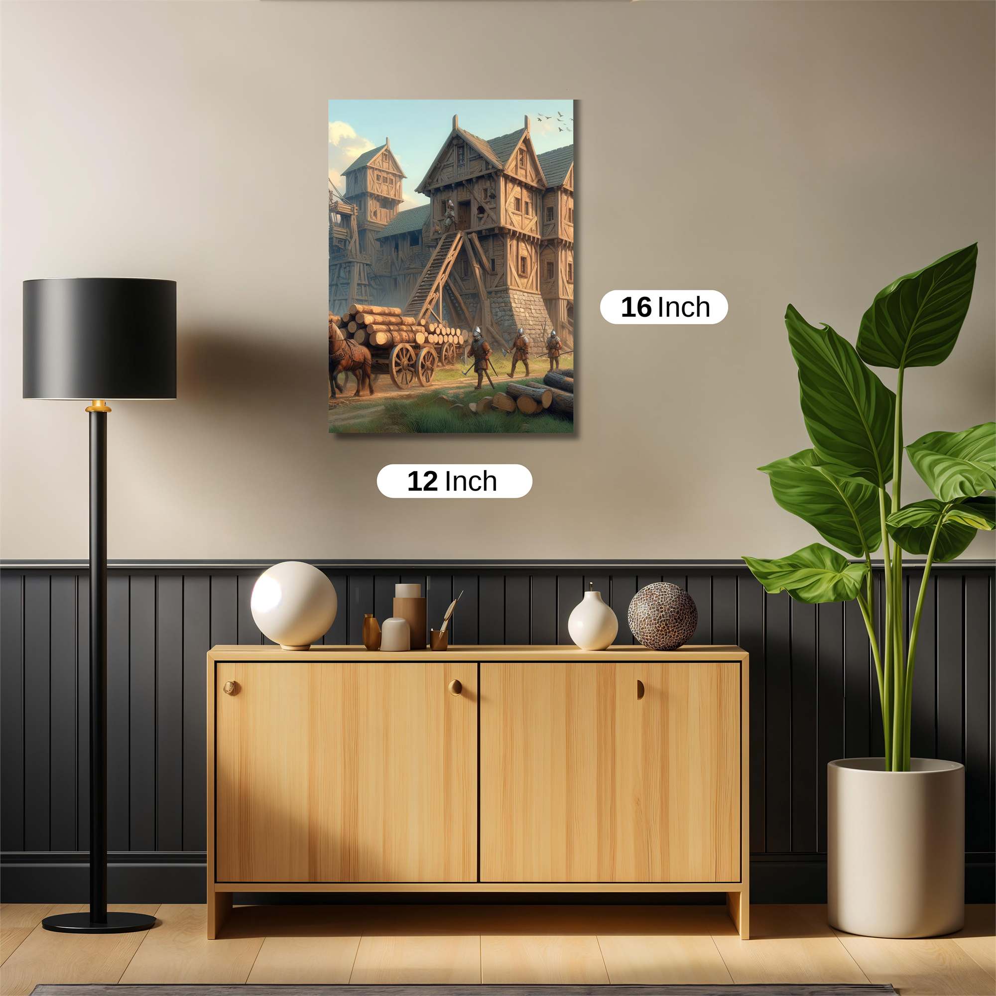 Lumber Fortress Safe Wall Magnetic / M