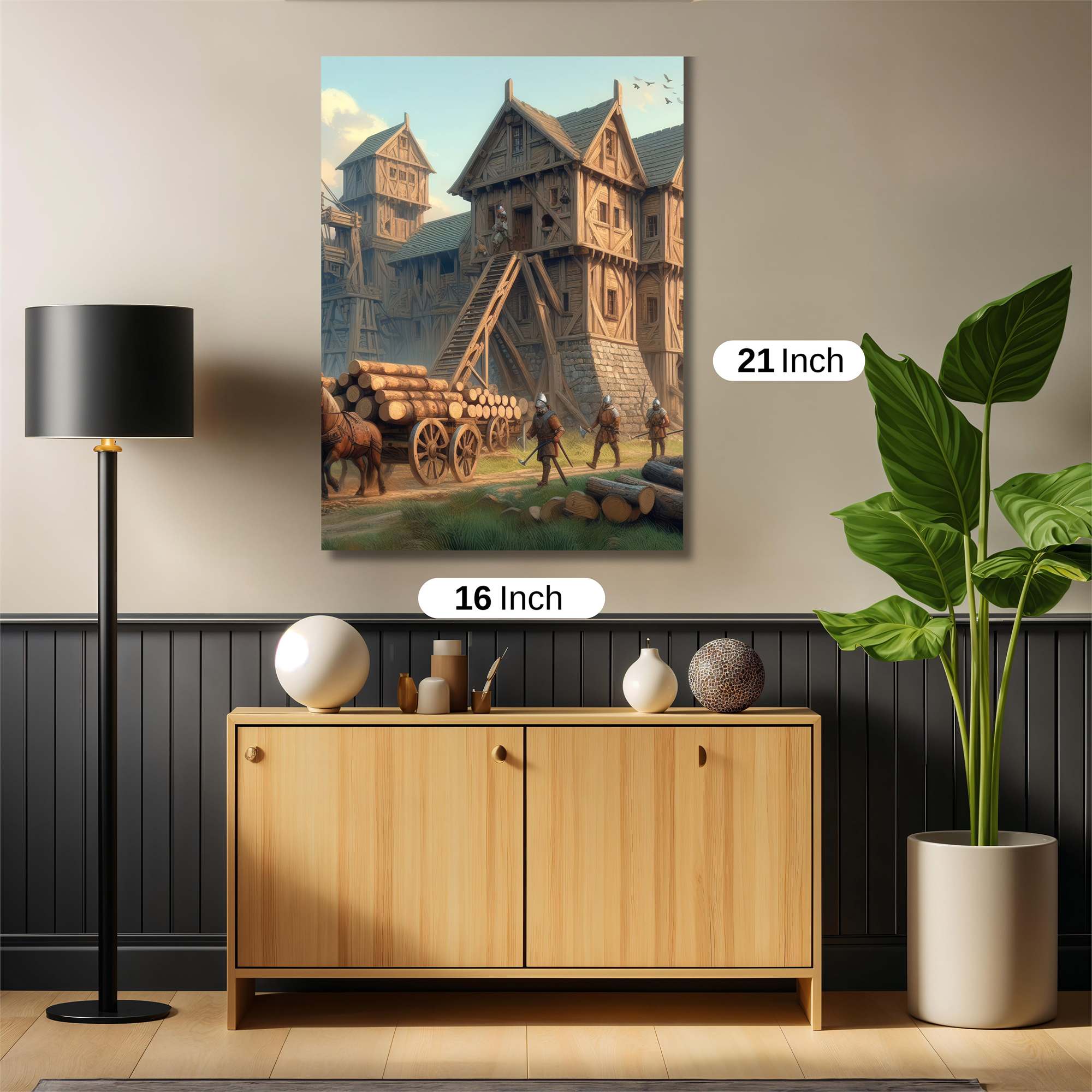 Lumber Fortress Safe Wall Magnetic / M