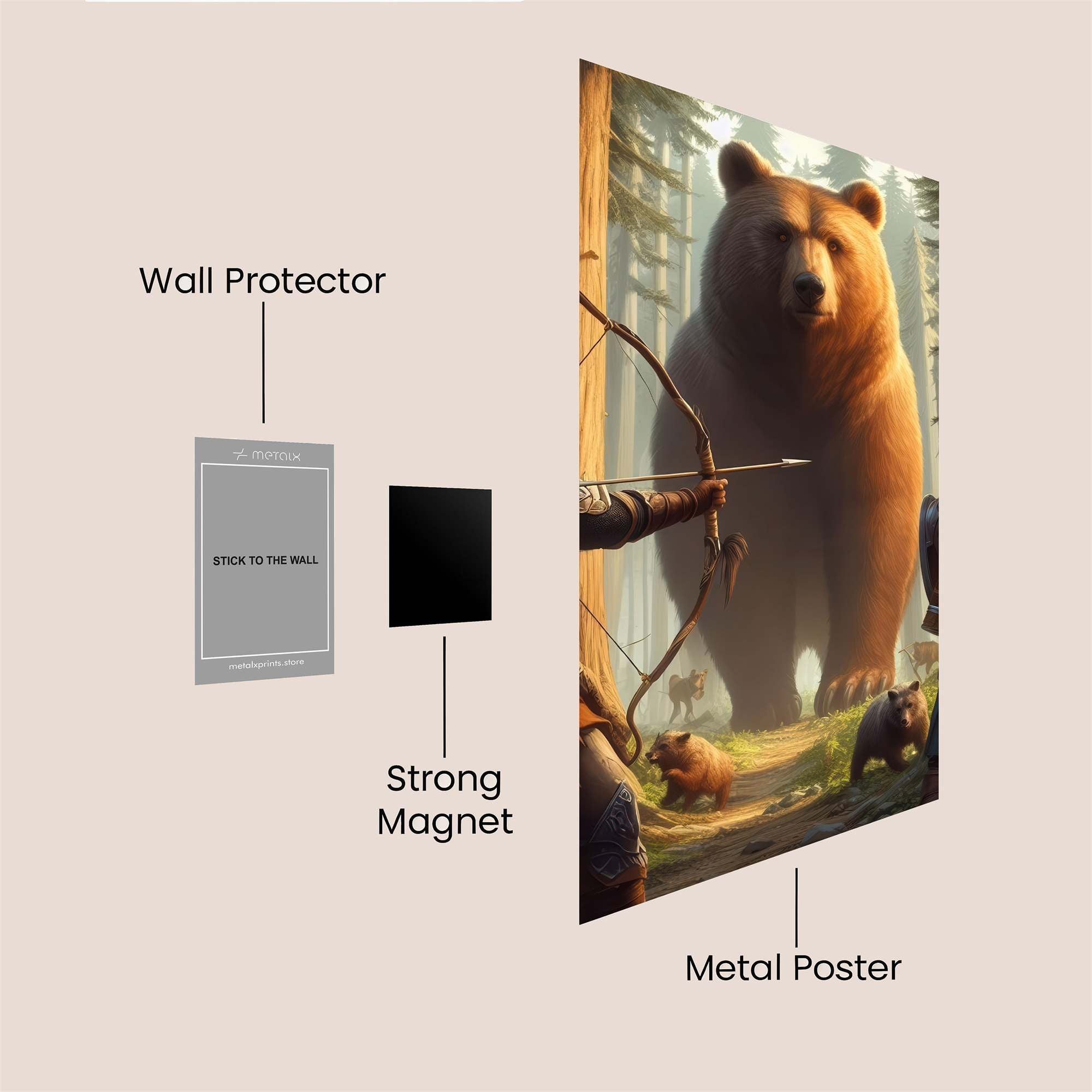 Giant Menace Safe Wall Magnetic / M