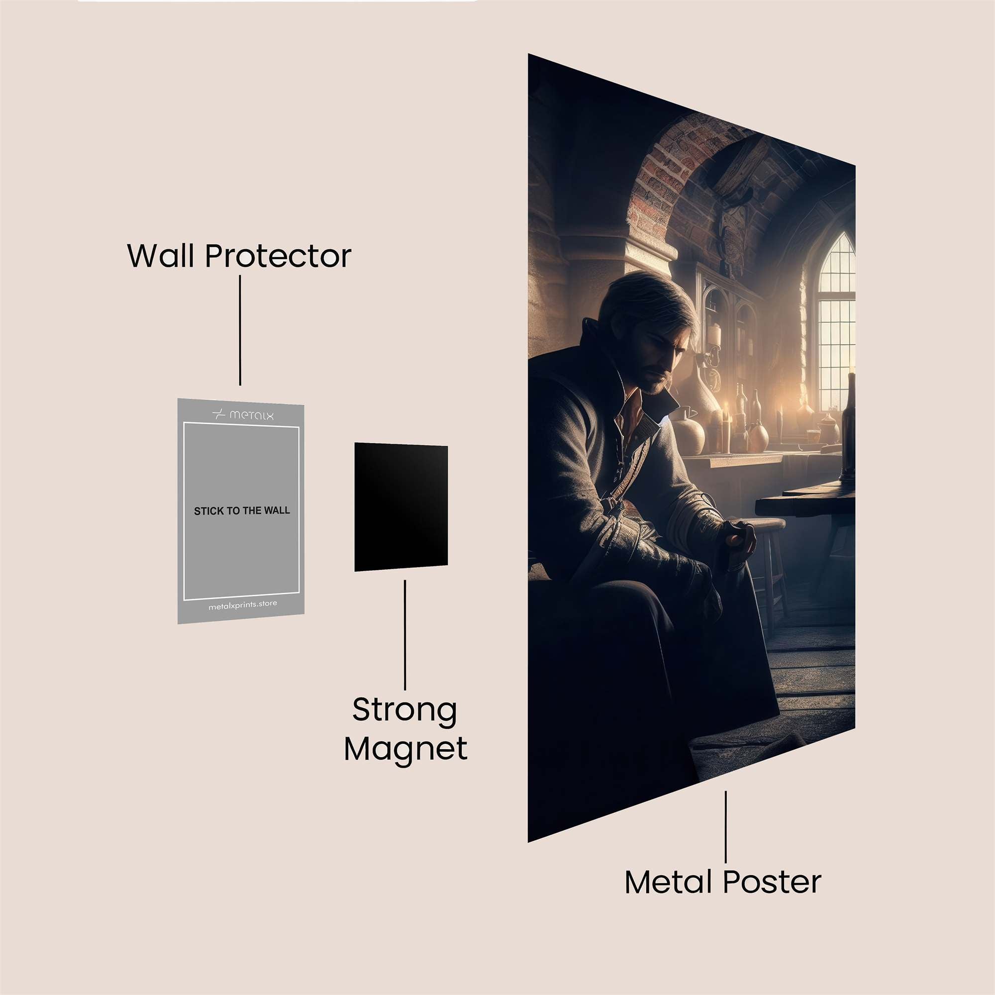 Alchemist Pensive Safe Wall Magnetic / M