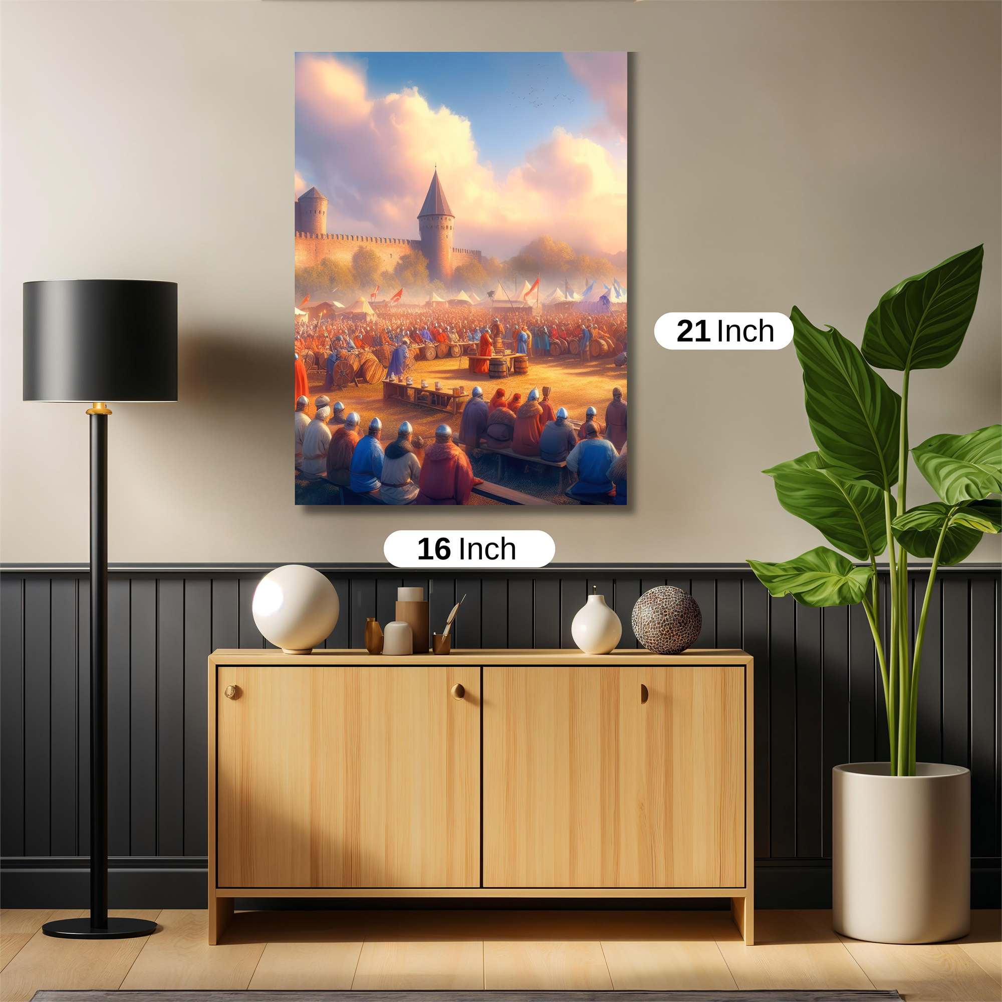 Medieval Festivity Safe Wall Magnetic / M
