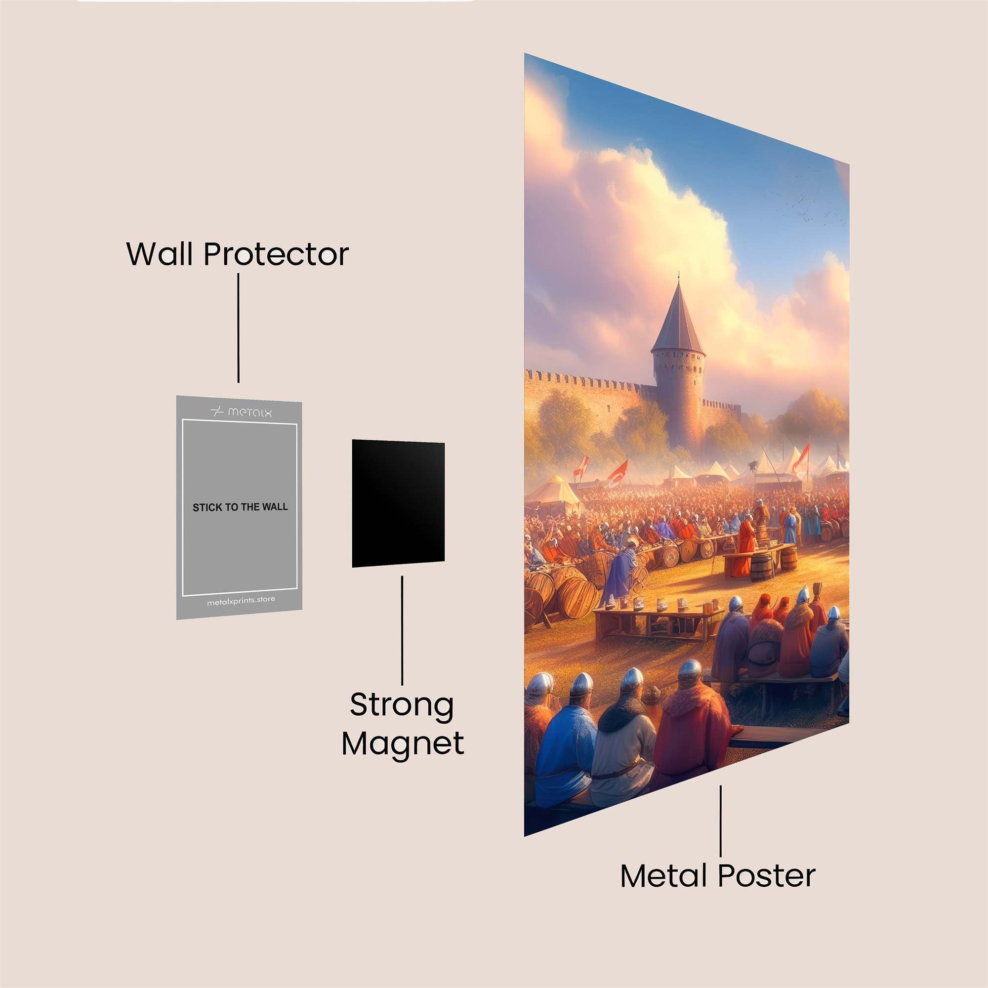 Medieval Festivity Safe Wall Magnetic / M
