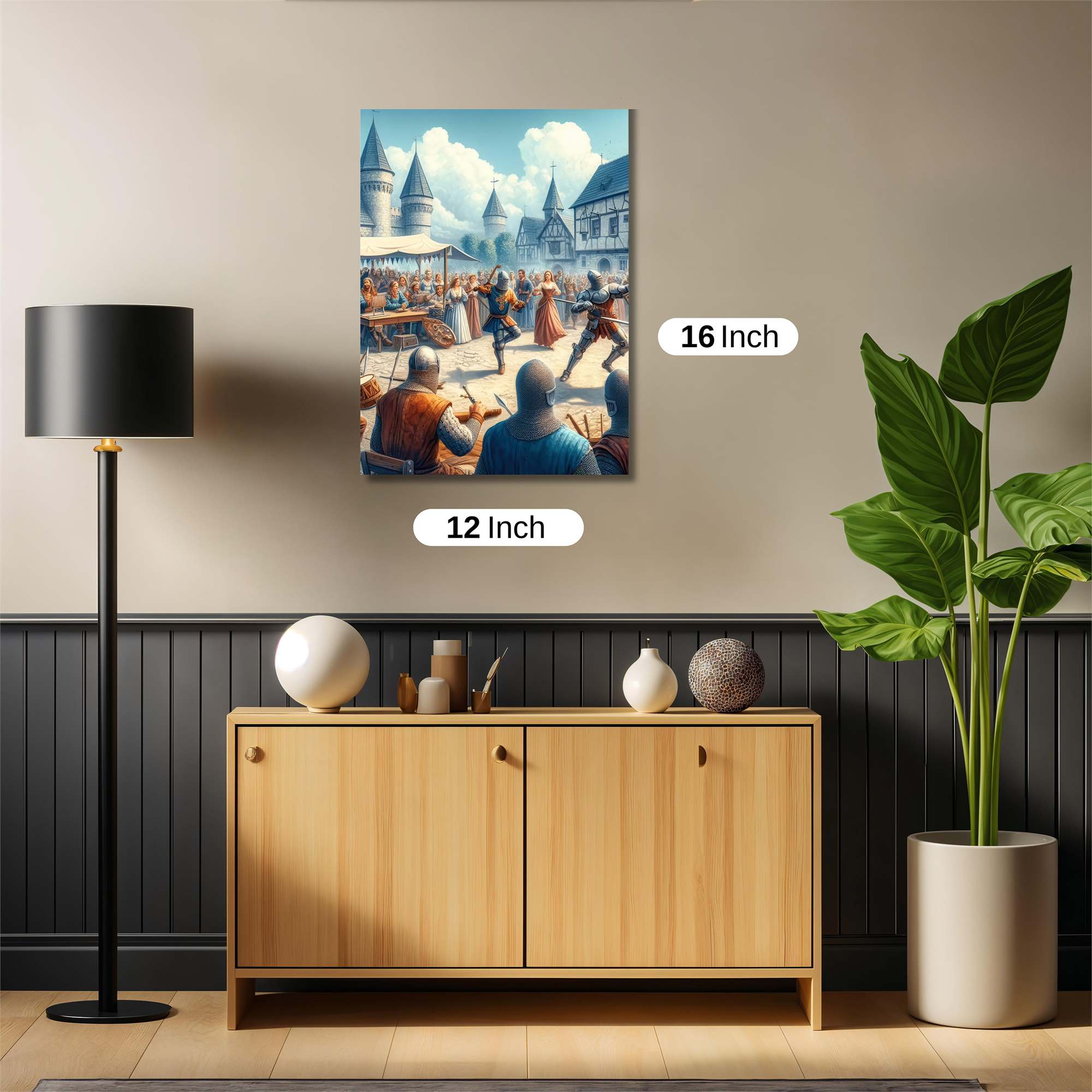 Knightly Frolic Safe Wall Magnetic / M