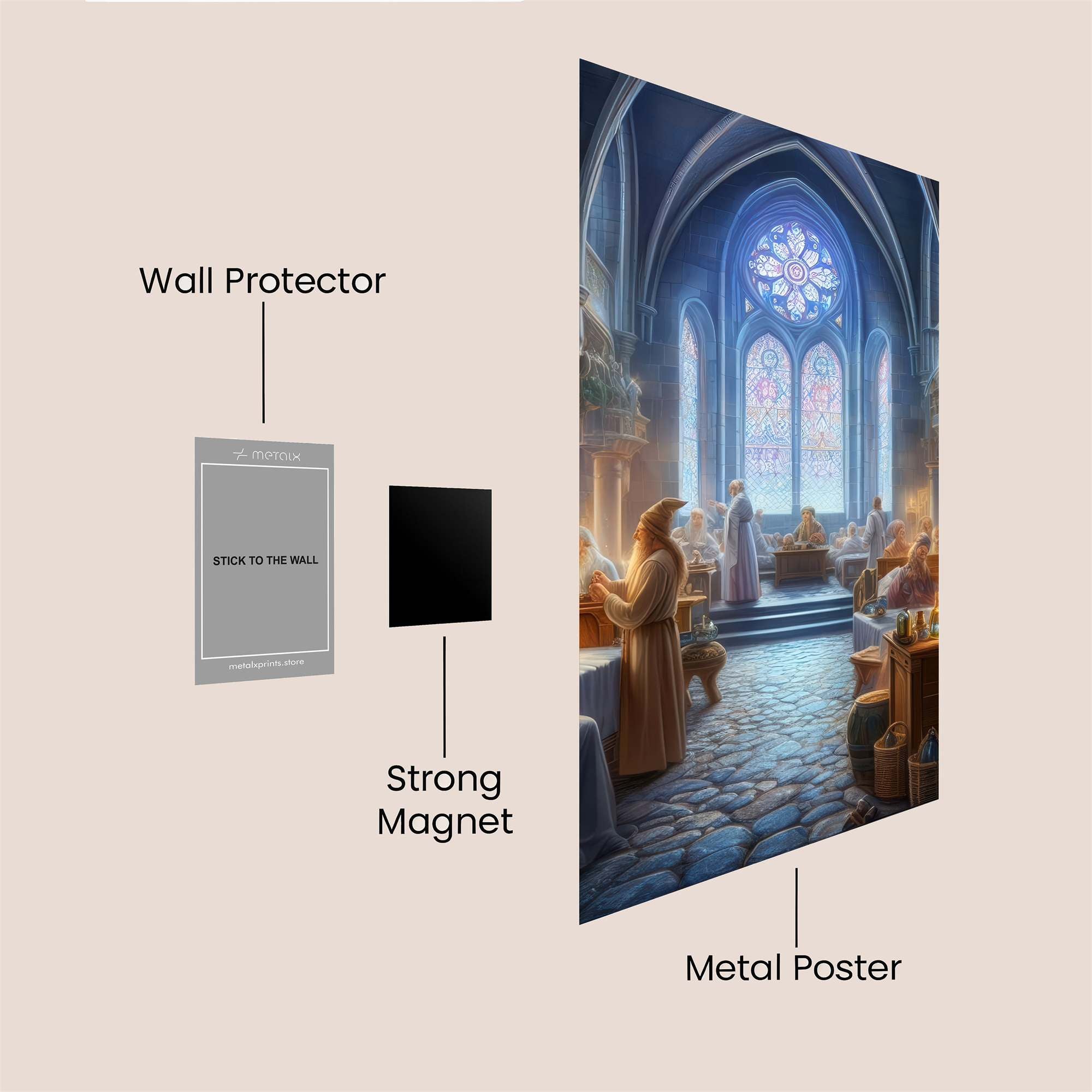 Wizards'Whisper Safe Wall Magnetic / M