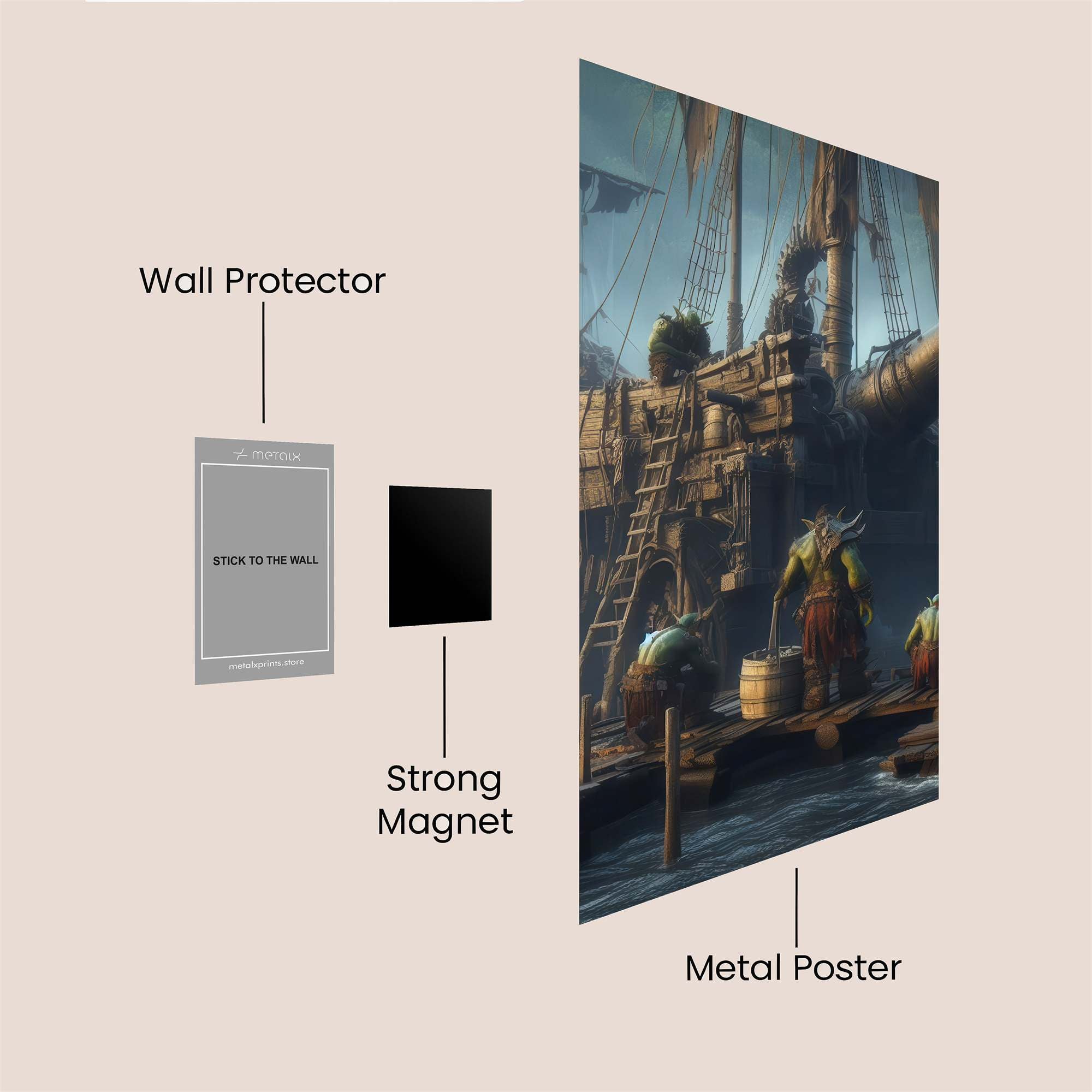 Orcs' Havoc Safe Wall Magnetic / M
