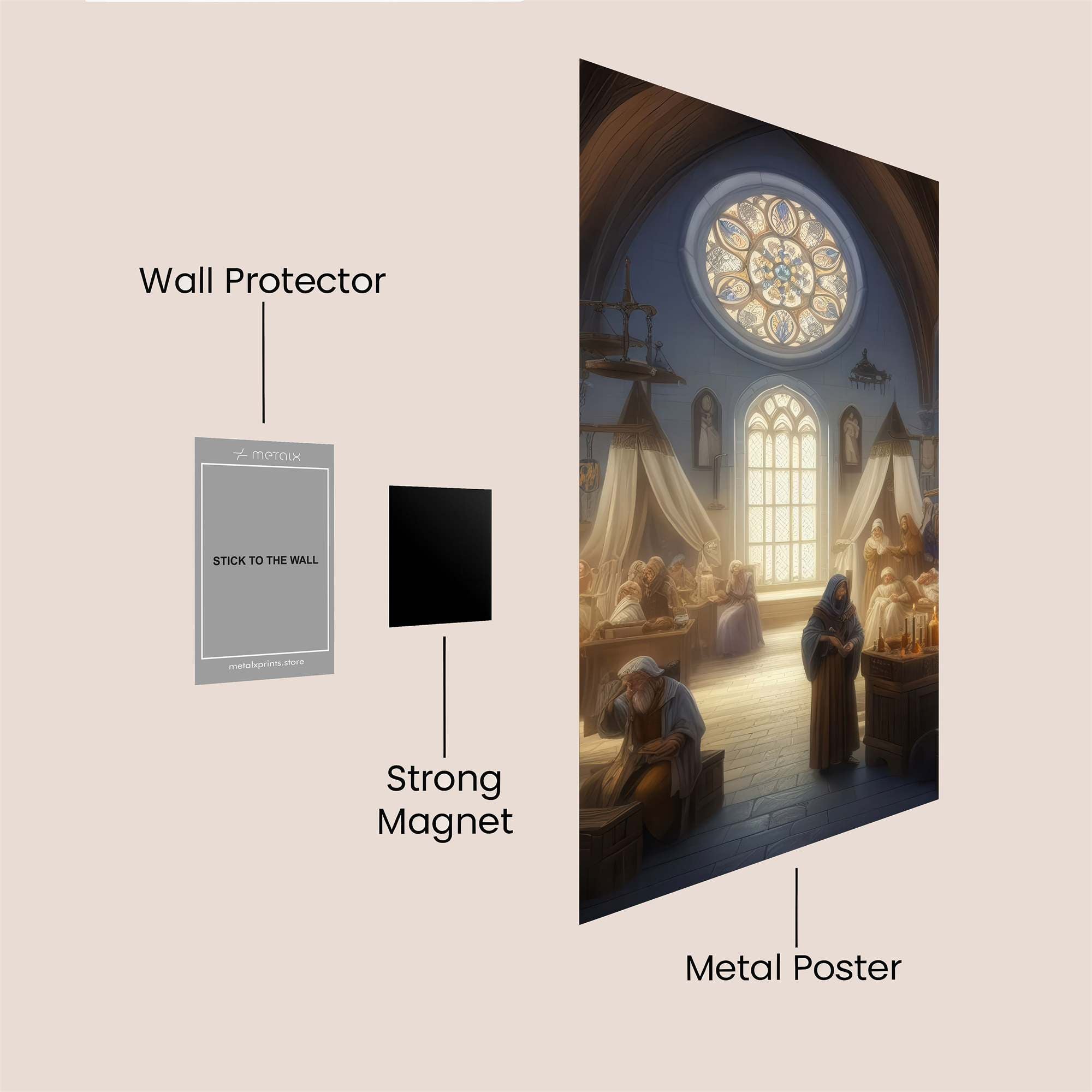Monastery Serenity Safe Wall Magnetic / M