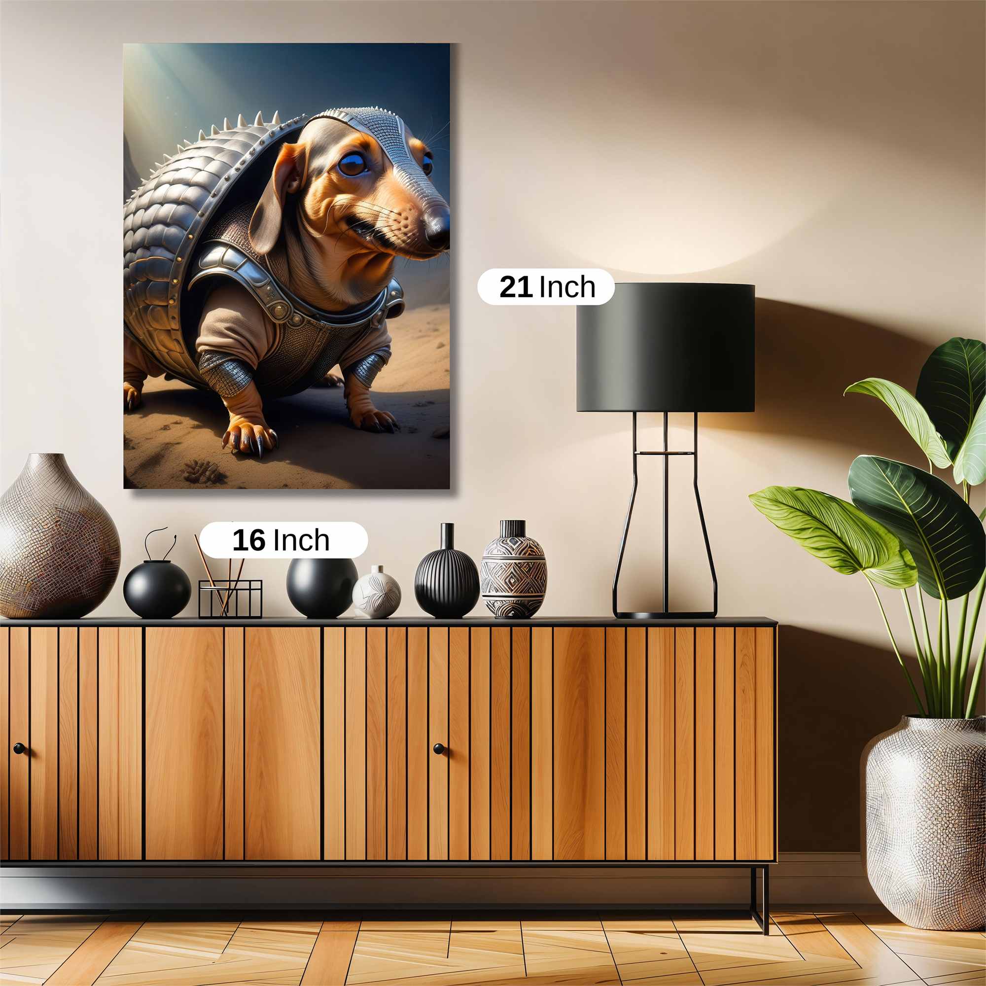 Dachshund Defender Safe Wall Magnetic / M