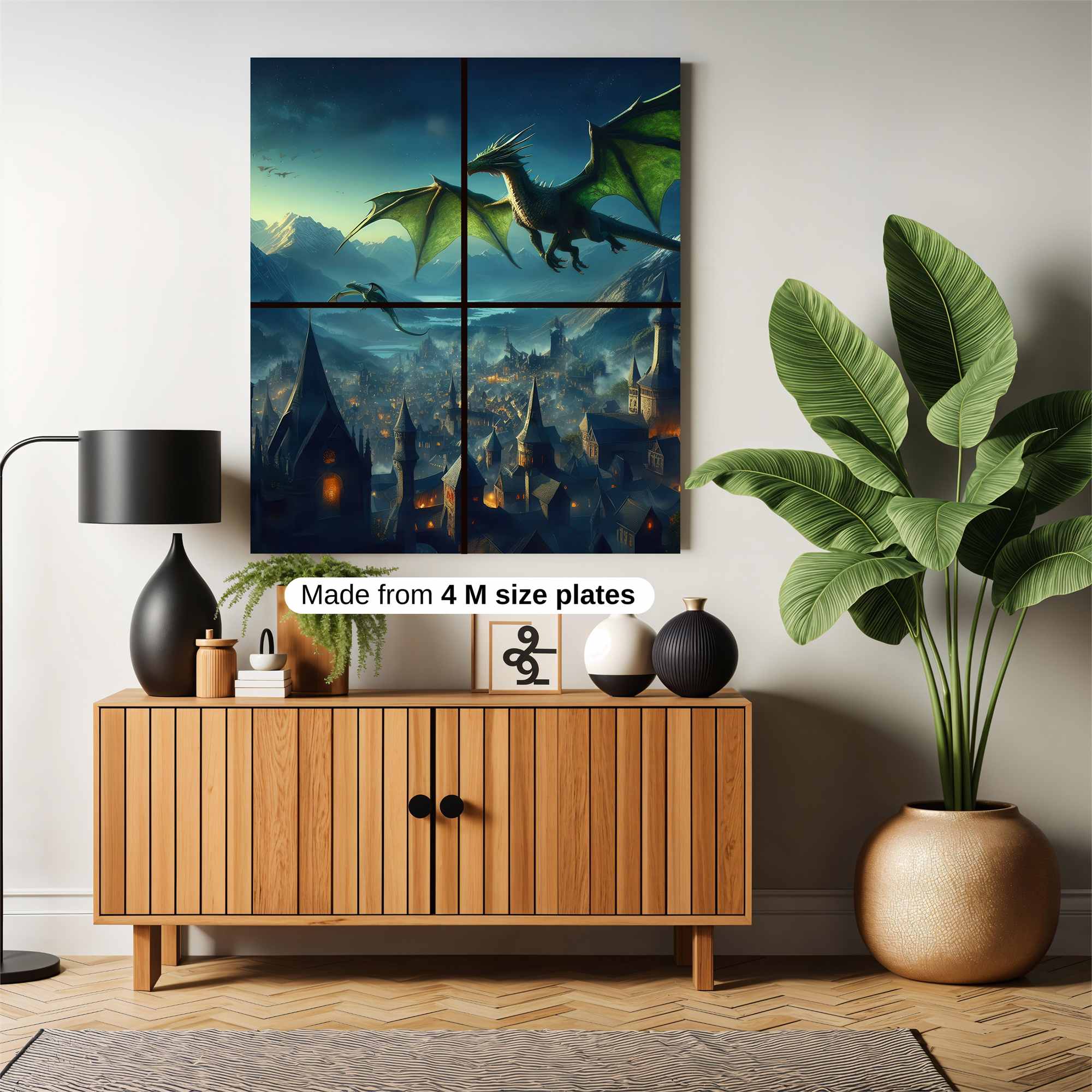 Dragon Twilight Safe Wall Magnetic / M