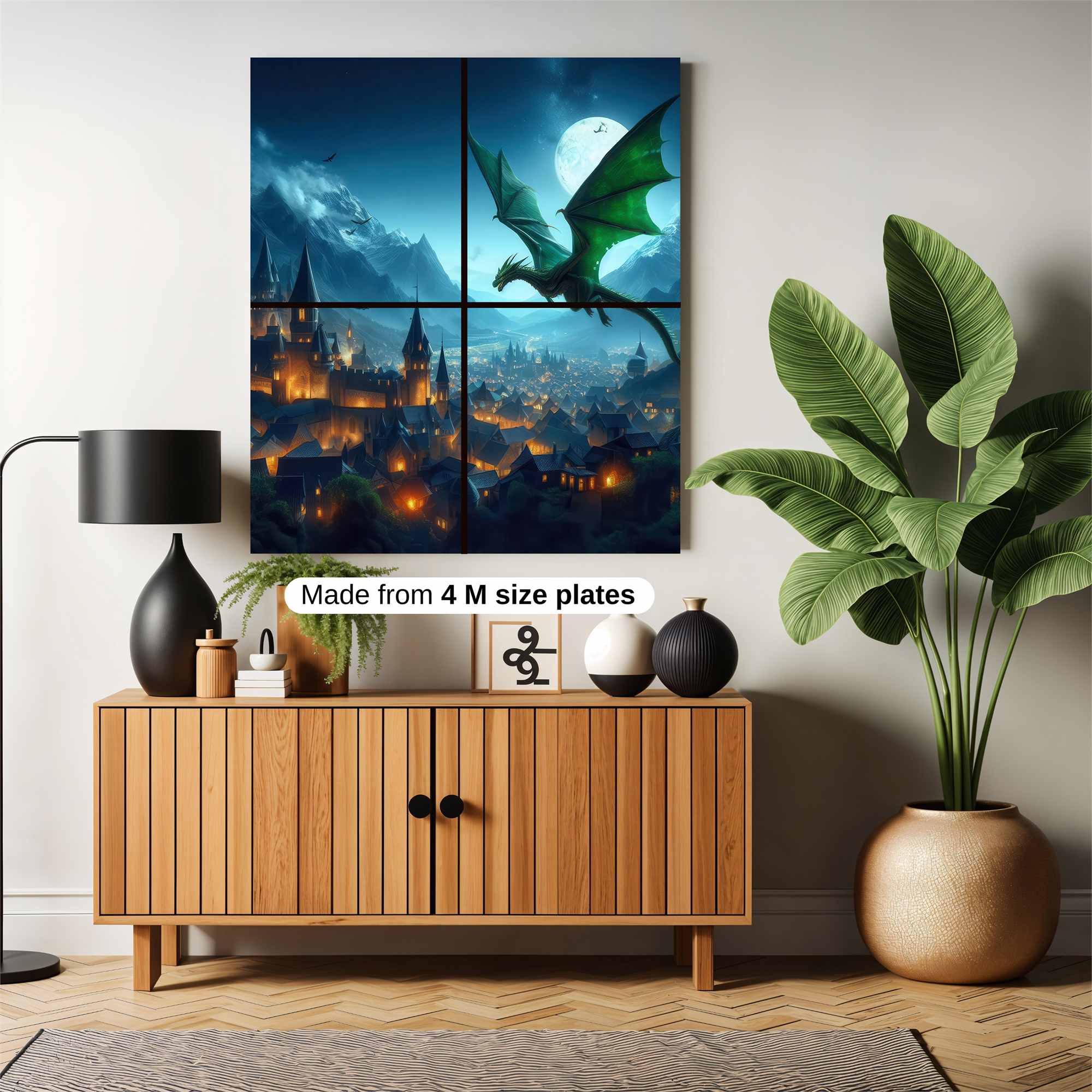 Dragon Enchantment Safe Wall Magnetic / M