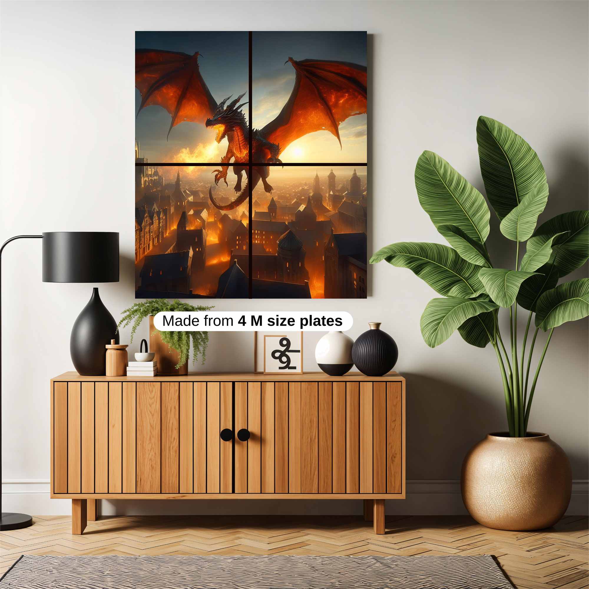 Dragon Blaze Safe Wall Magnetic / M